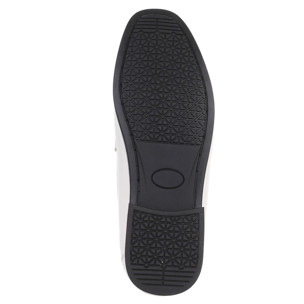 Coolwalk Herren Slipper Mocassin mit Schnalle für Alltag Slipper (91563797) Blockabsatz Slipper in Weiß