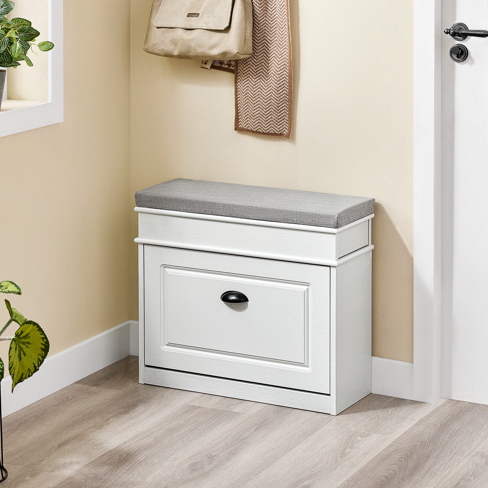 SoBuy Schuhschrank Schuhkipper, Schuhregal, Schuhbank, mit Klappen mit 1/2/ günstig online kaufen