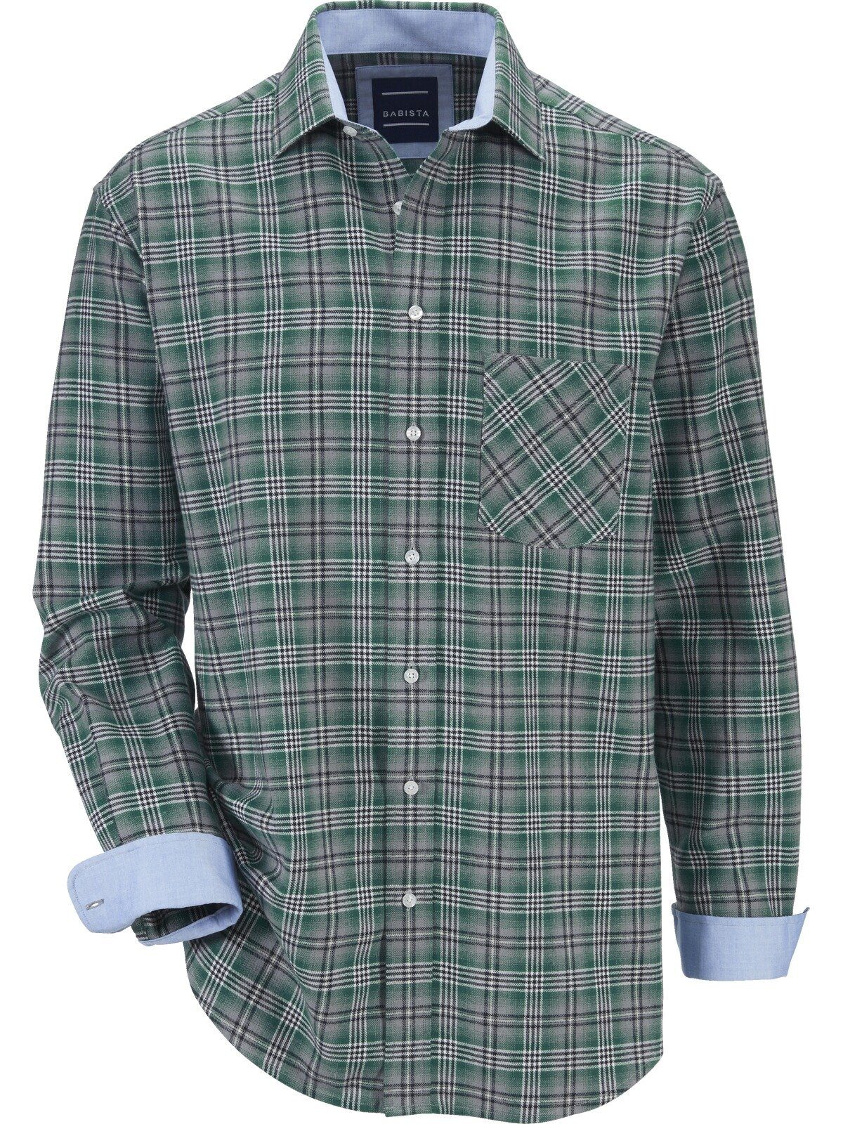Babista Langarmhemd FLOREVERTI aus weichem Flanell