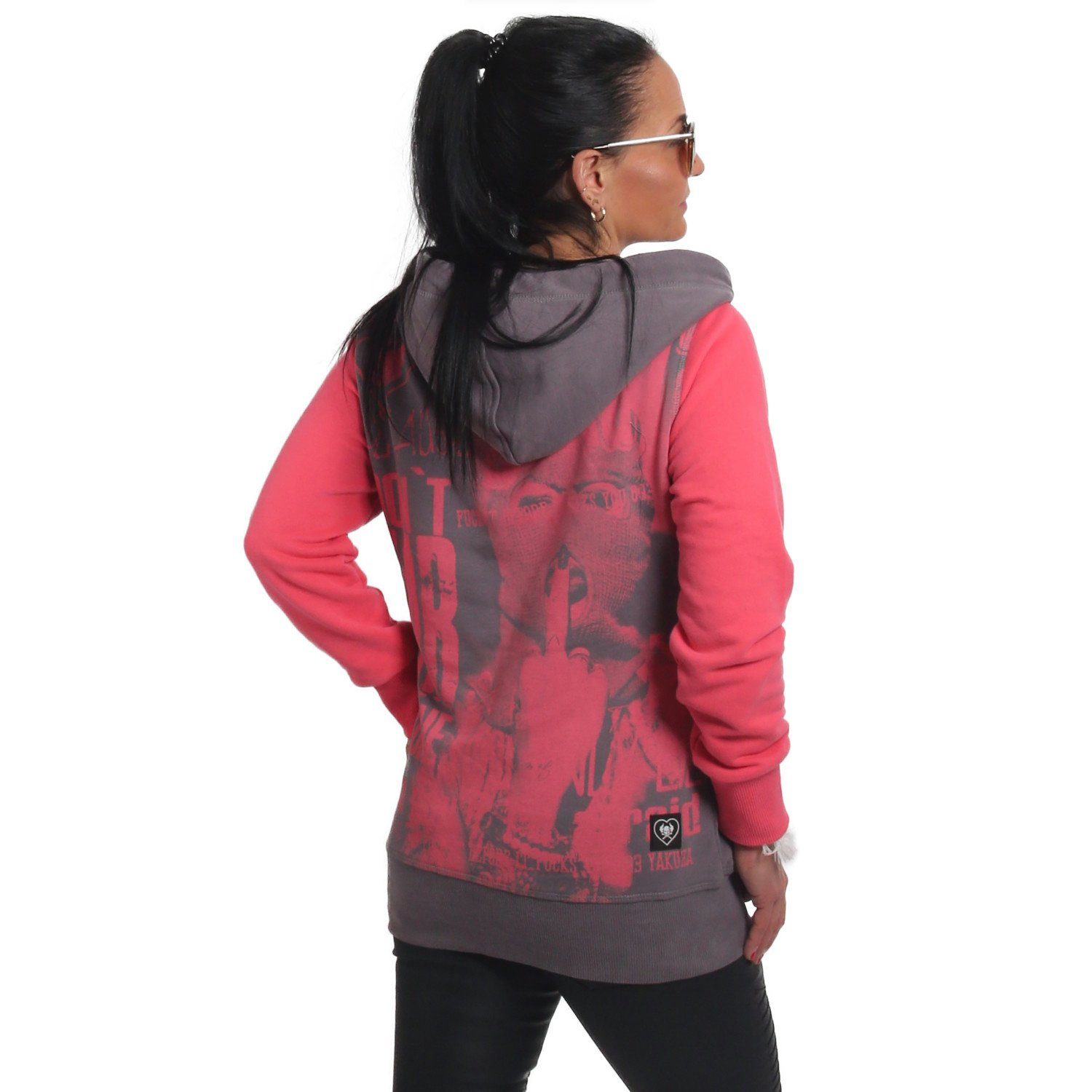 Face Kapuzensweatjacke Two rabbit Anyone YAKUZA