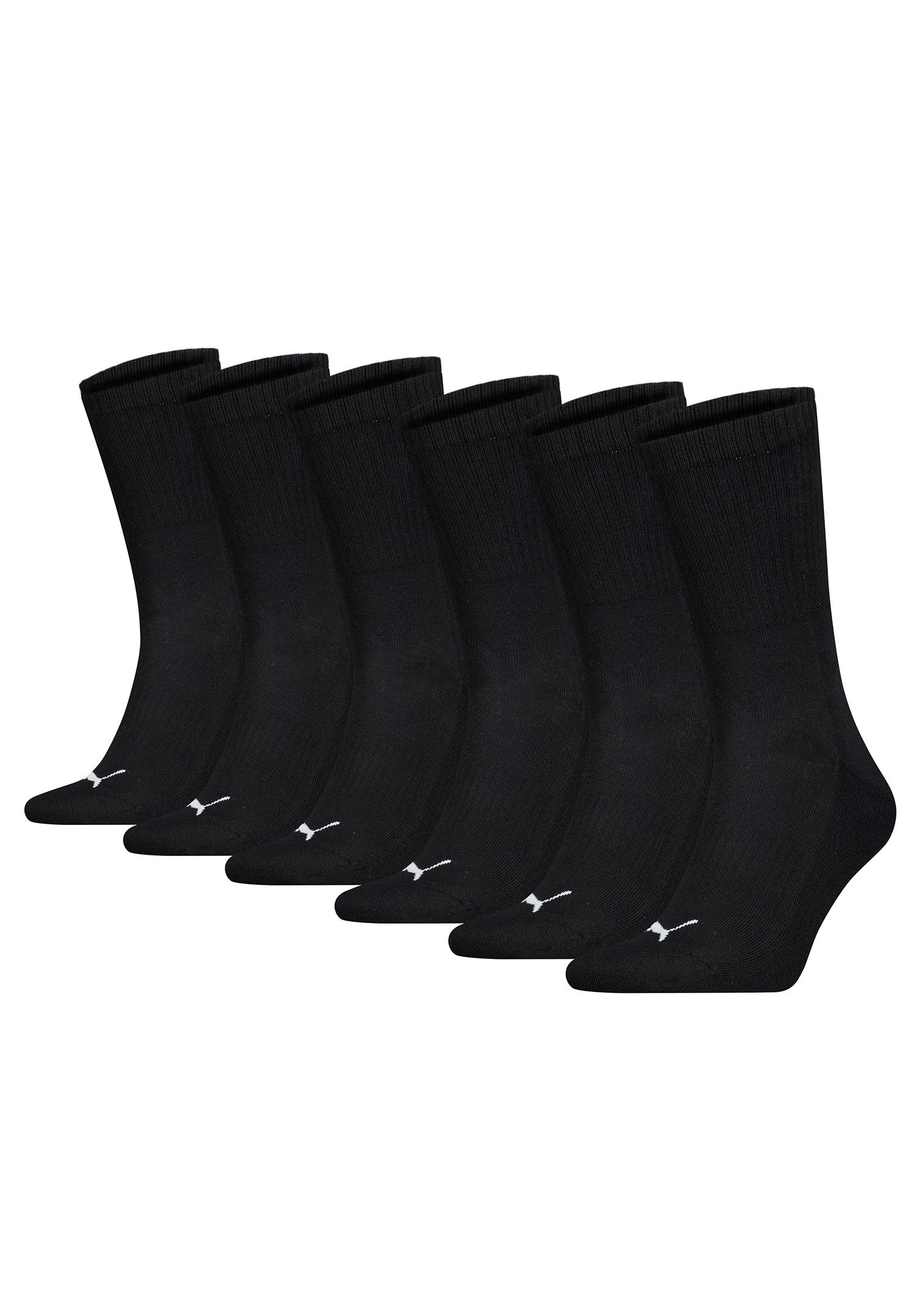 PUMA Kurzsocken PUMA UNISEX CUSHIONED NEXT CREW 6P ECOM (Packung, 6er-Pack)
