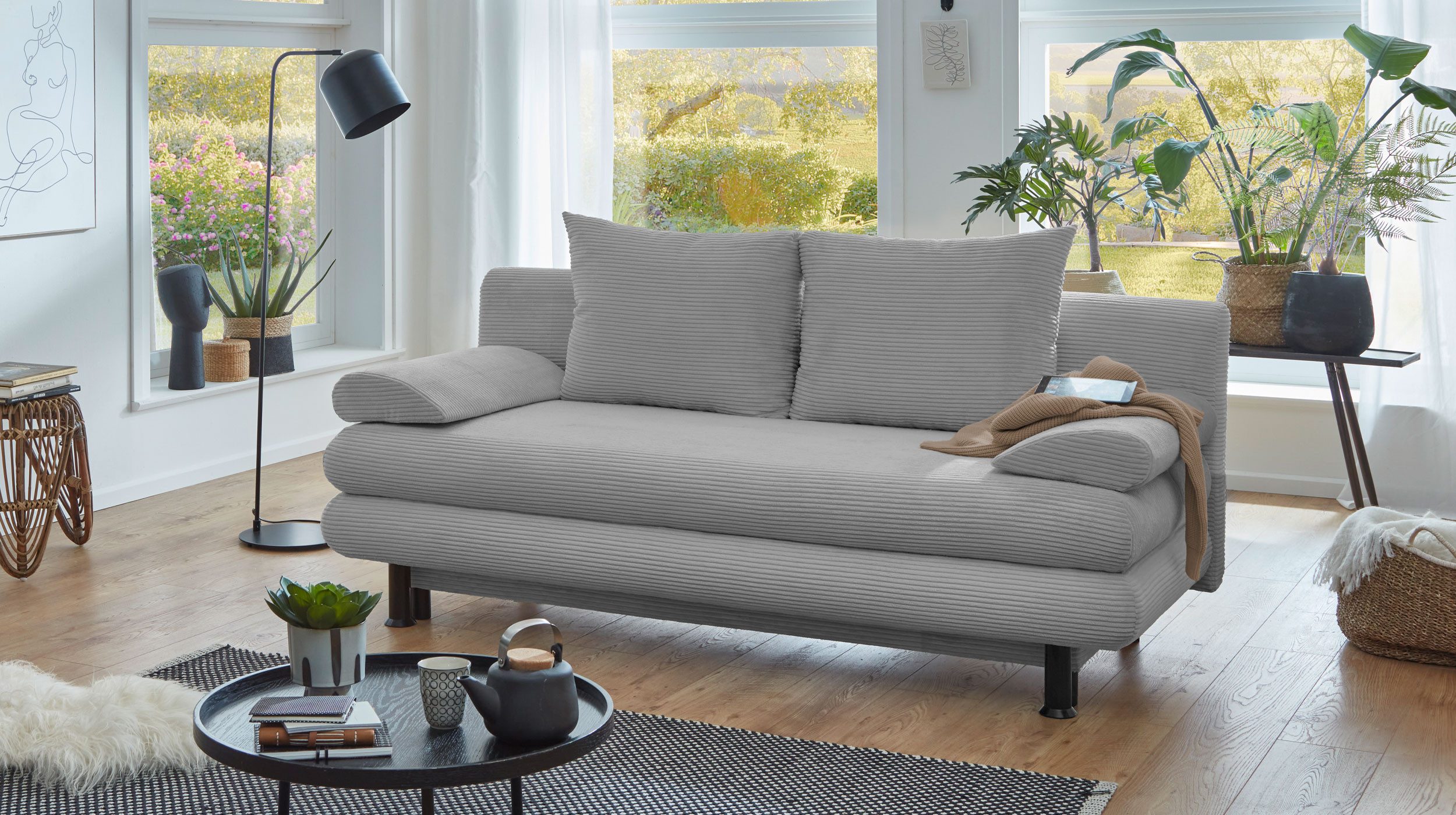Massivart® Schlafsofa BAREND 190 cm / günstig online kaufen