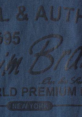 Man's World Kurzarmhemd mit kleinem Brustprint