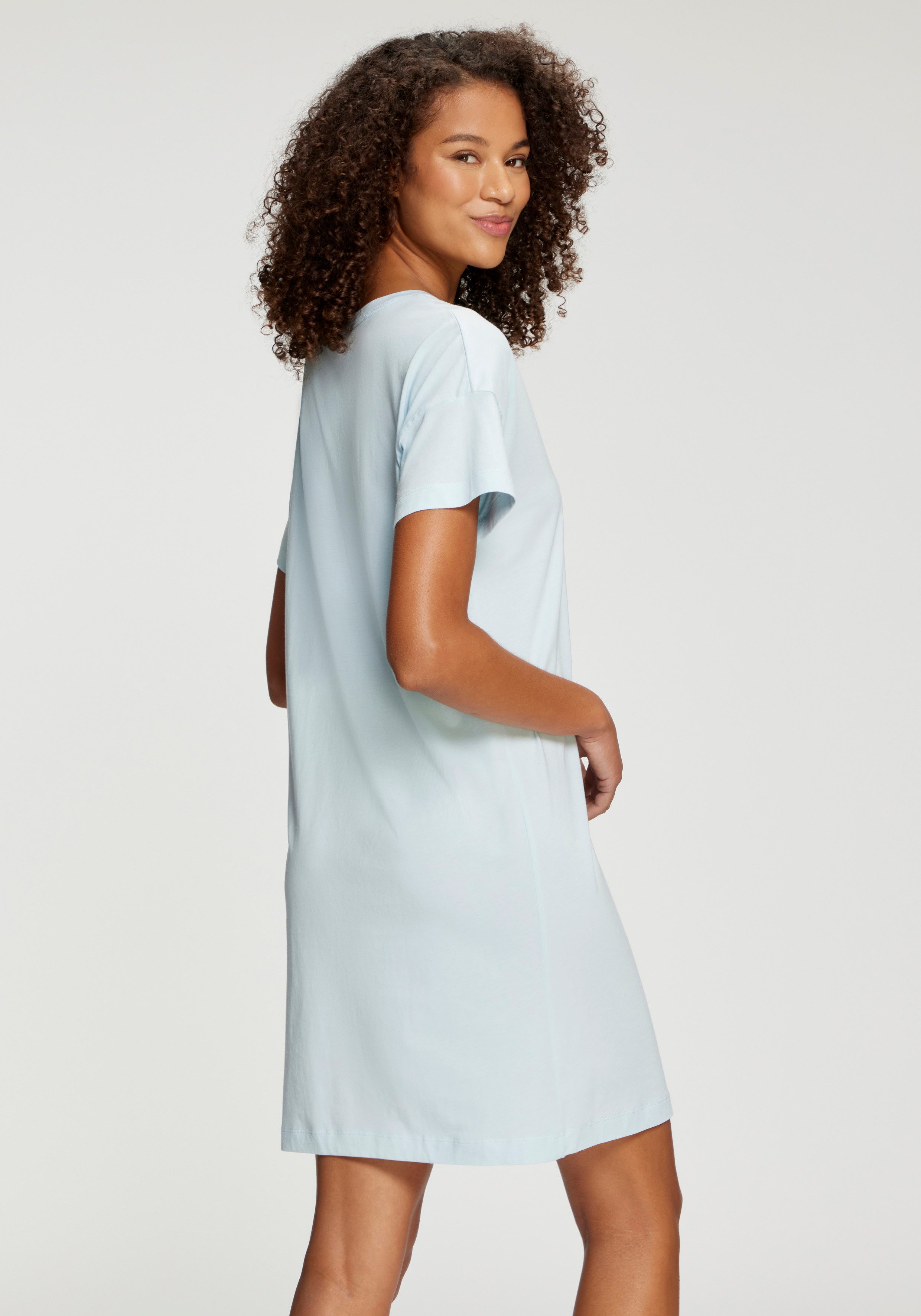 s.Oliver Sleepshirt schöner Frontdruck – Bild 4 von 5