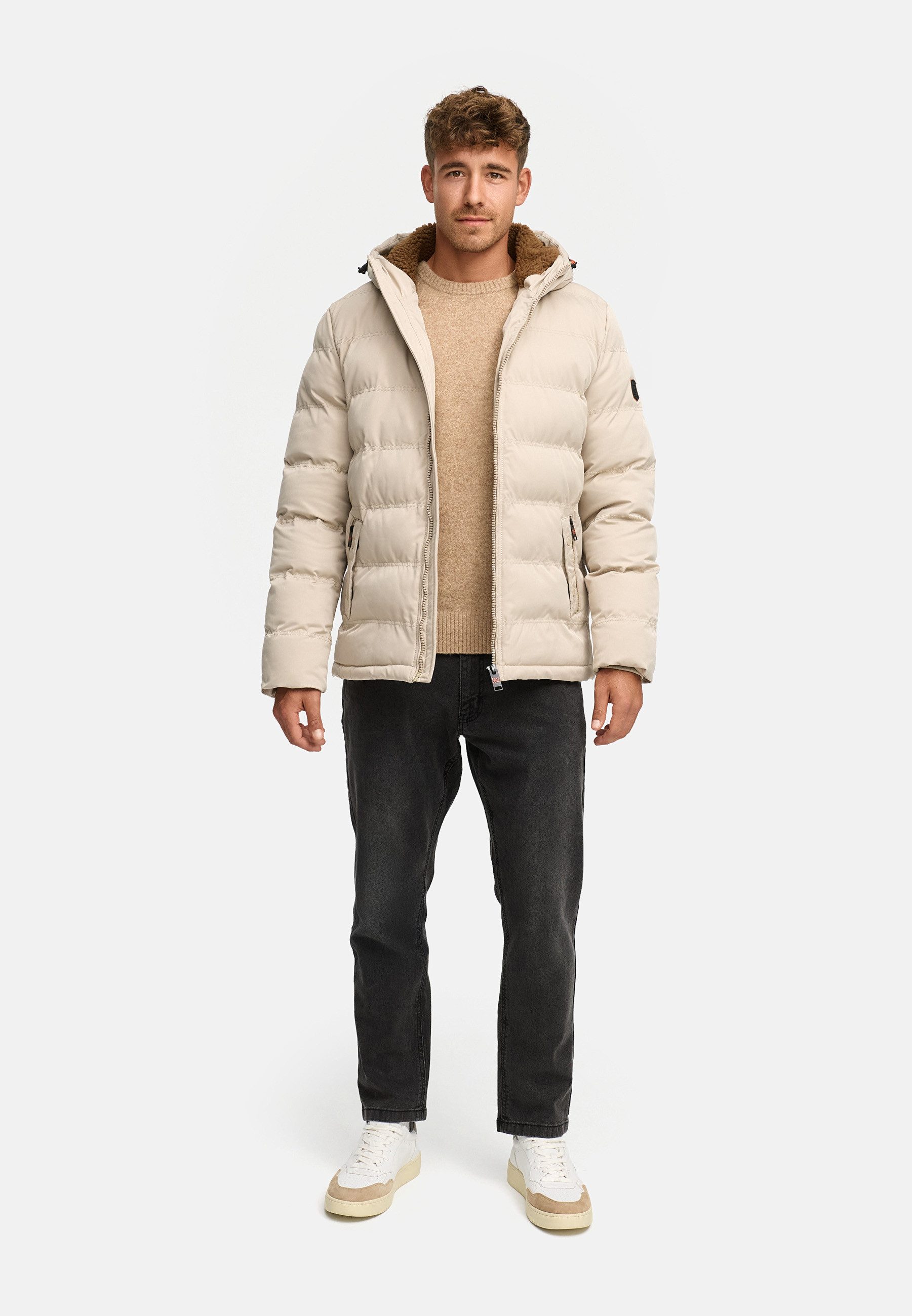 Indicode Steppjacke Herren Nemos Herrenjacke Daunen-Optik
