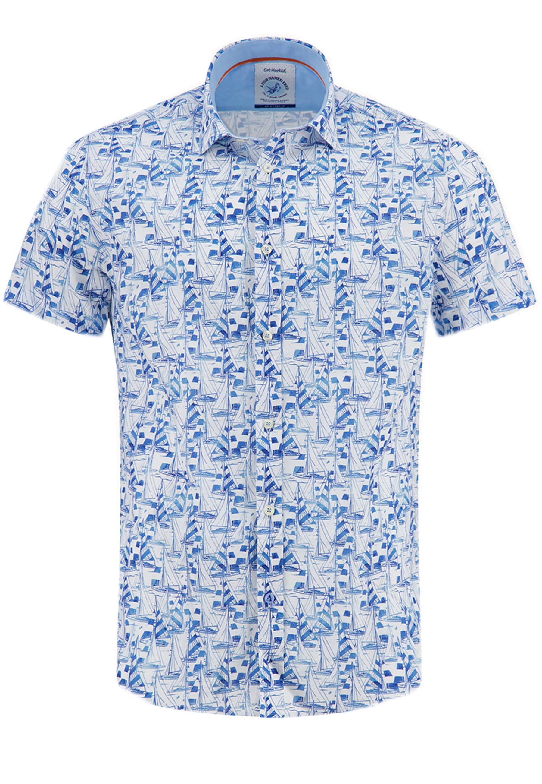 A Fish named Fred Kurzarmhemd A Fish named Fred Hemd 1/2 Arm Print (1-tlg)