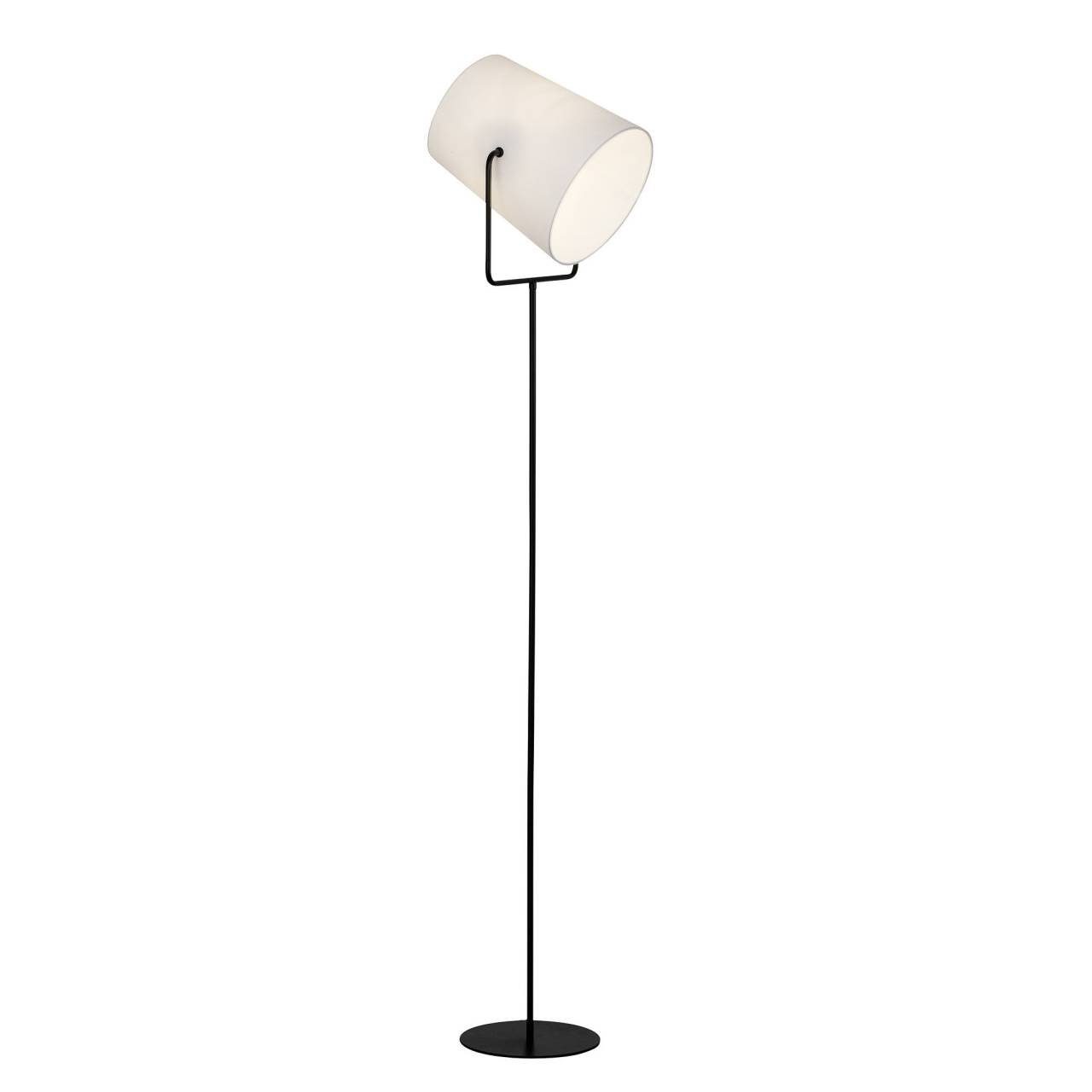 Bucket Lampe A60, geeign Standleuchte Bucket, Stehlampe 60W, E27, 1x 1flg Brilliant schwarz/weiß