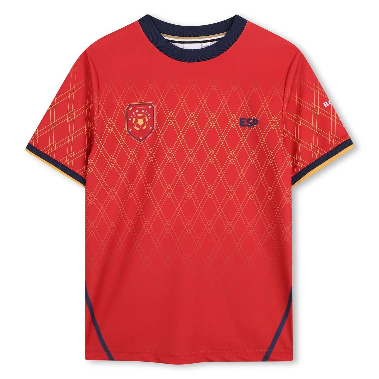 Boss Kidswear Fußballtrikot BOSS Spanien Trikot T-Shirt Rot Kids und Teenager