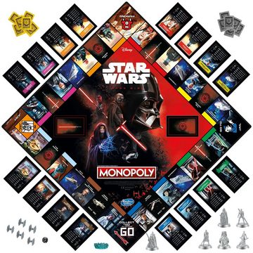 Hasbro Spiel, Star Wars Monopoly Dark Side Edition Englische Ver