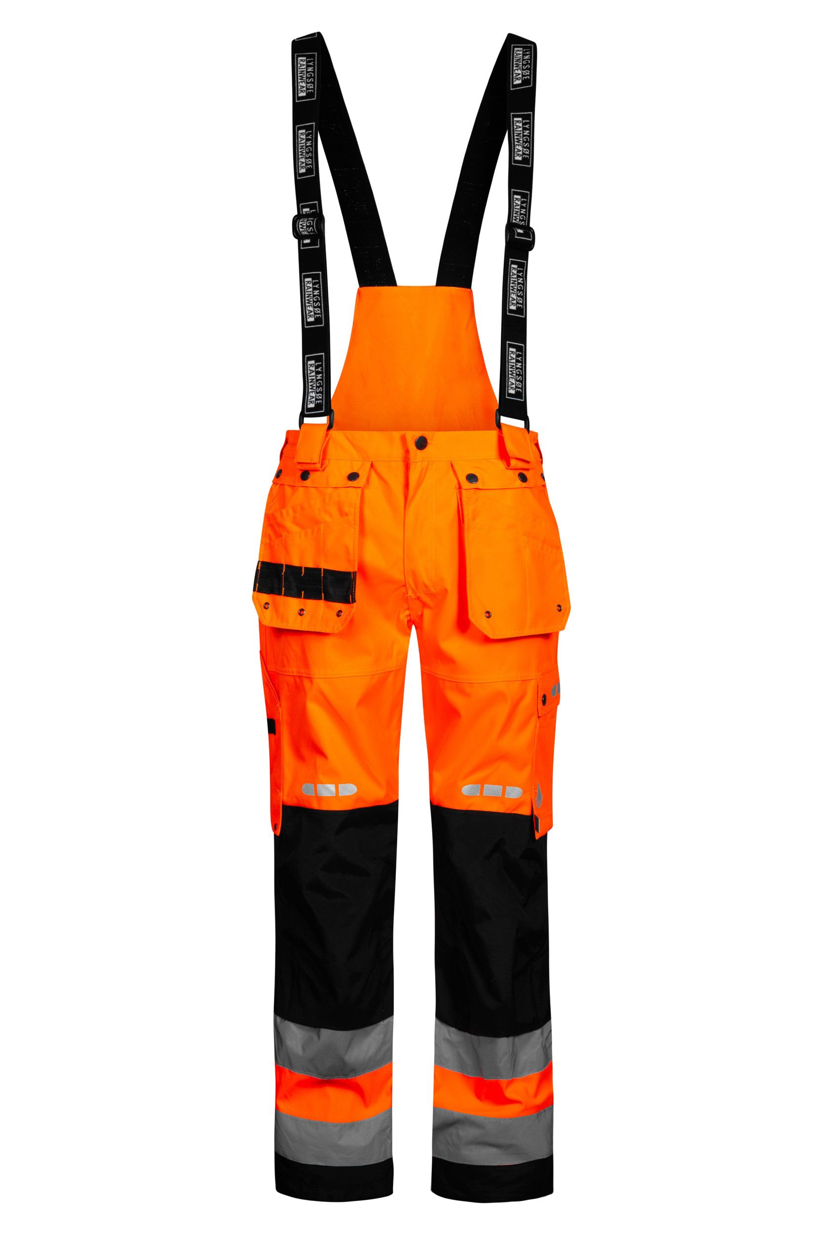 Lyngsoe Rainwear Regenhose Atmungsaktive Shell-Hose in reißfester Qualität mit abnehmbaren, elastischen Trägern