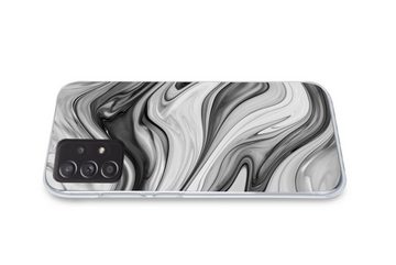 MuchoWow Handyhülle Marmor - Muster - Grau - Marmoroptik - Schwarz, Handyhülle Telefonhülle Samsung Galaxy A33