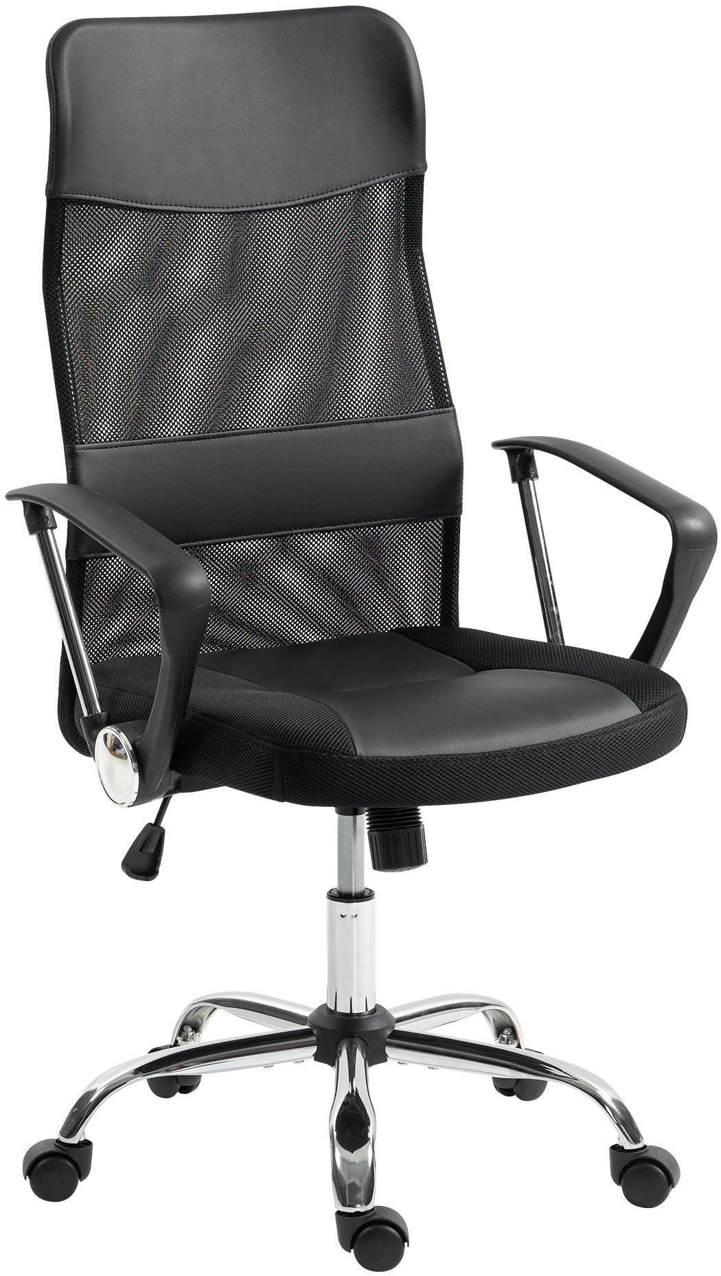 Duo Collection Bürostuhl Regensburg, mit verchromten Fußkreuz, Chefsessel
