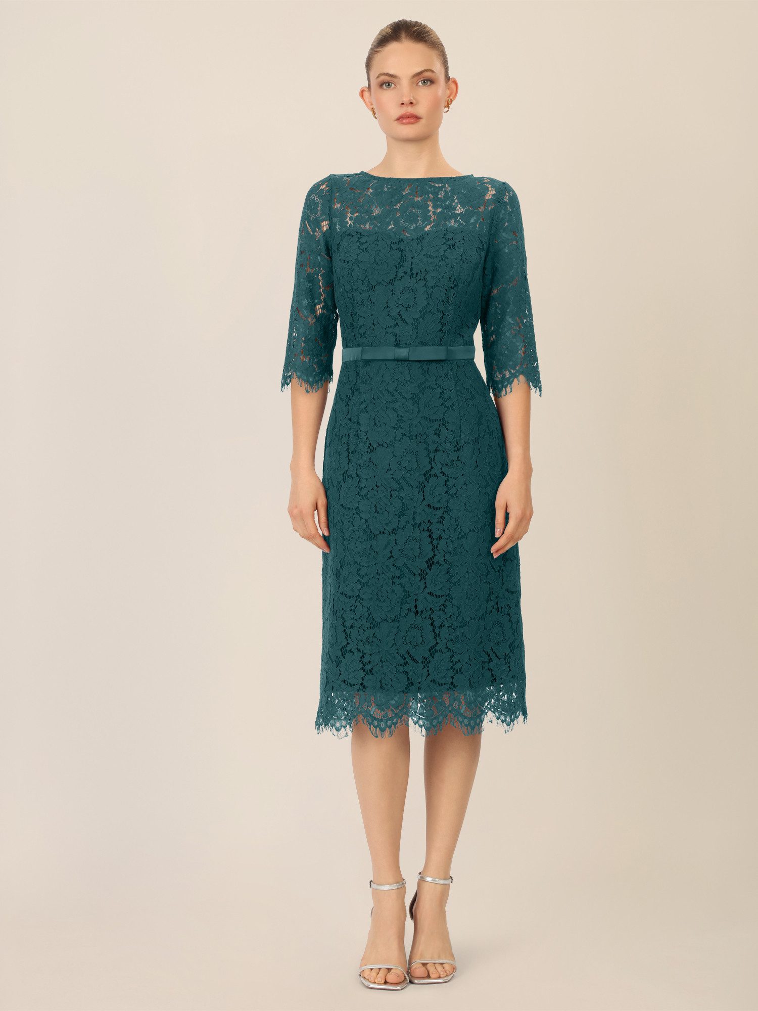 Apart Abendkleid mit Schleifen-Gürtel günstig online kaufen