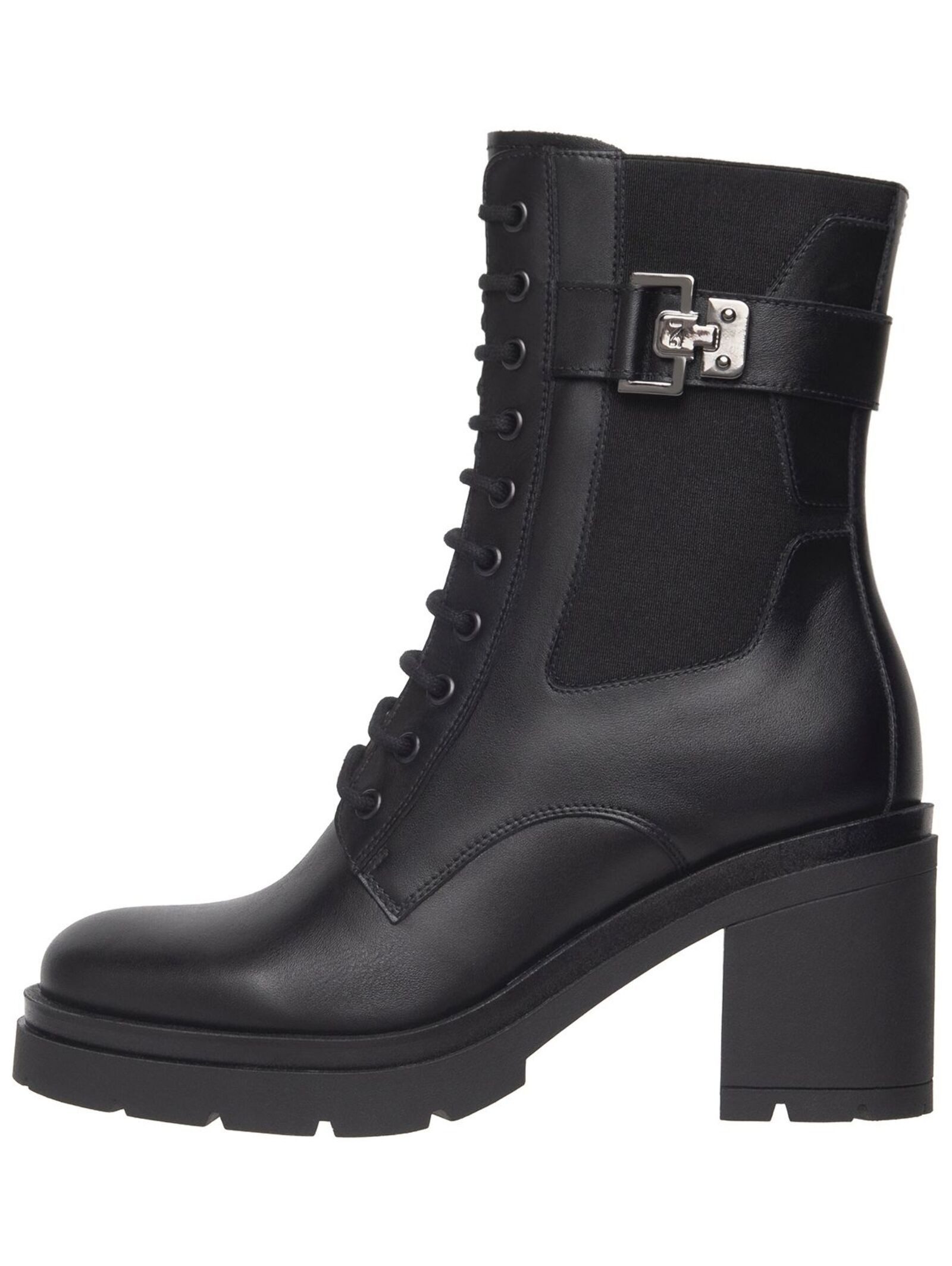 Nero Giardini Nero Giardini Stiefelette Leder/Textil High-Heel-Stiefelette