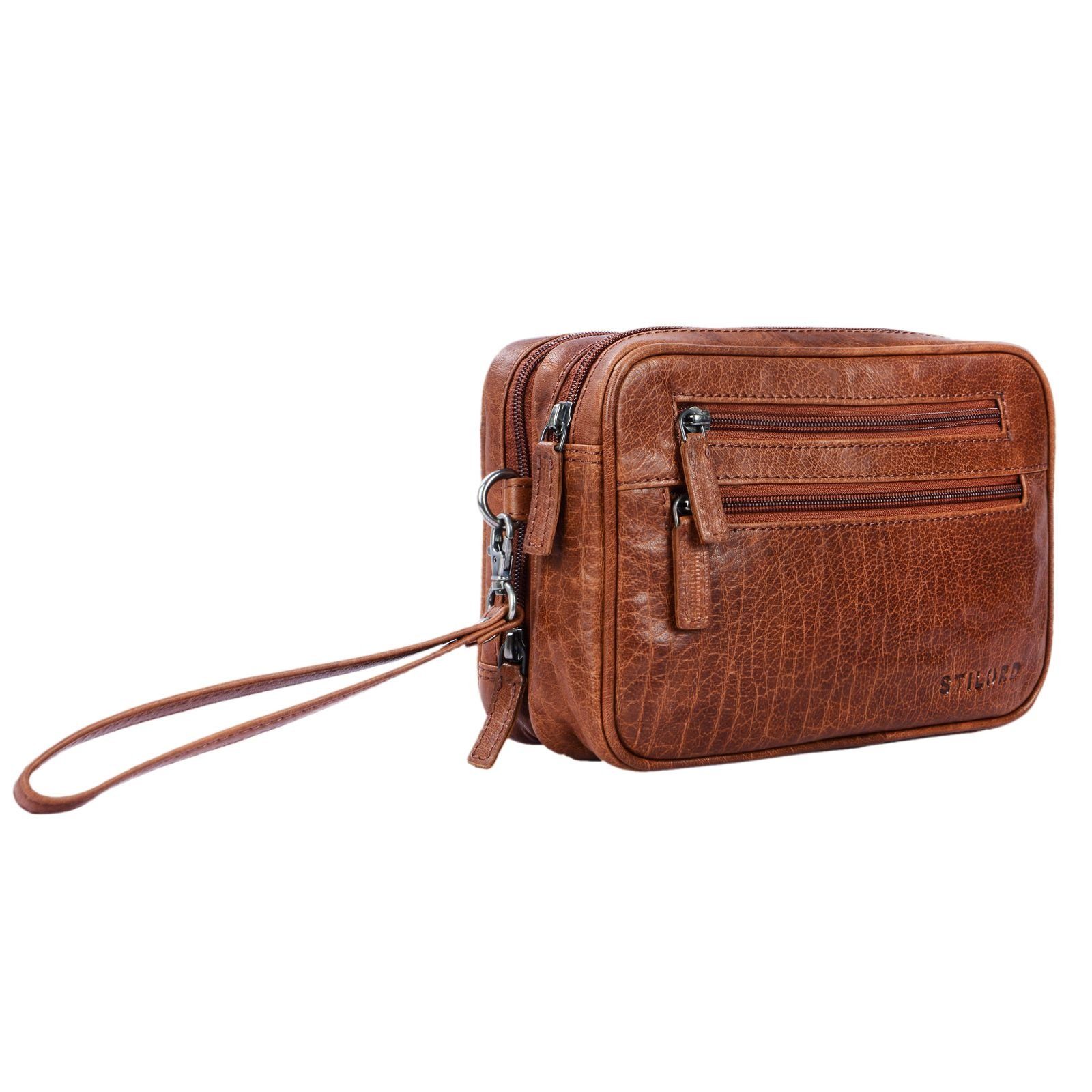 STILORD Handtasche "Nero" Vintage Handgelenktasche Clutch günstig online kaufen