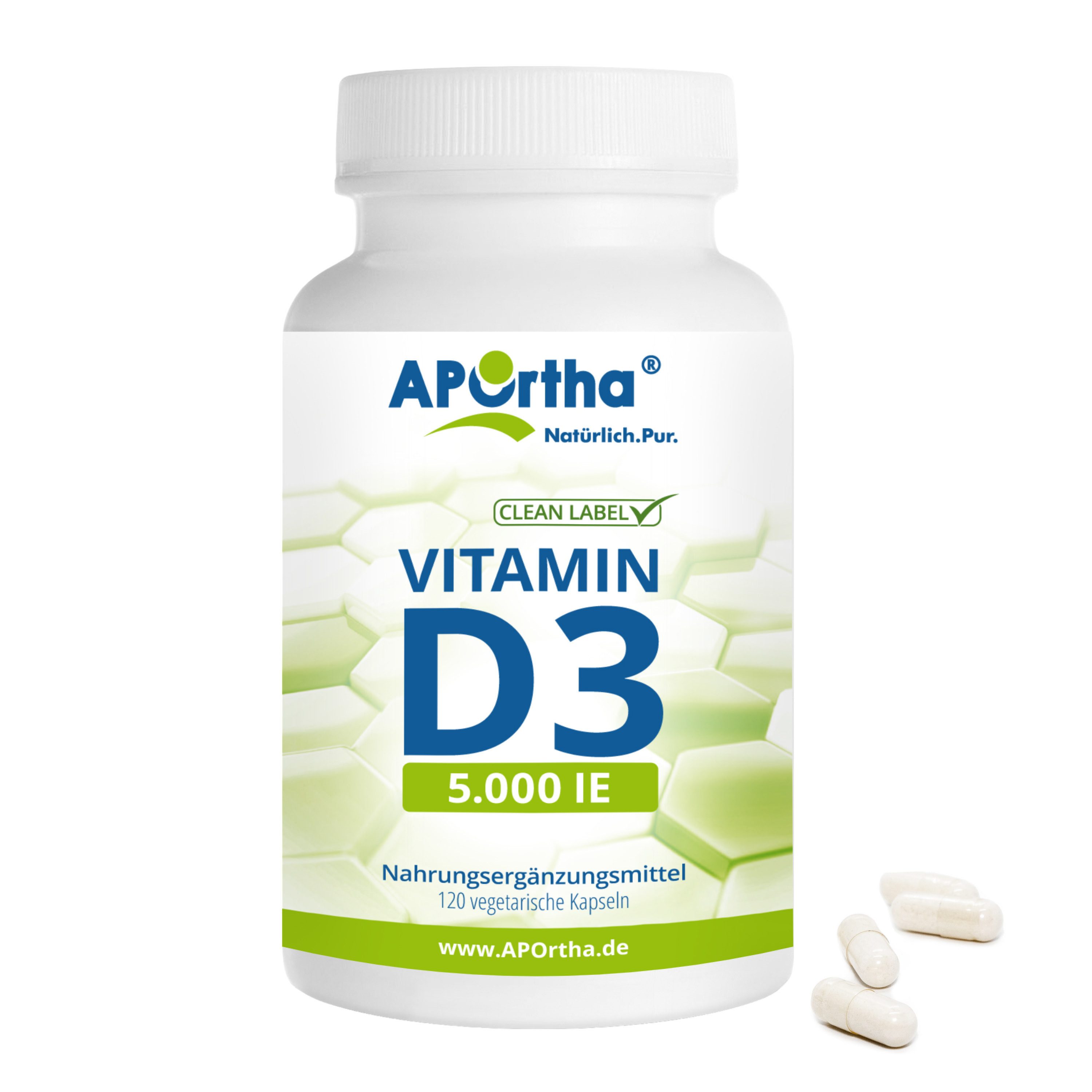 APOrtha APOrtha® Vitamin D3 5.000 IE + Natto Vitamin K2 MK-7 Cyclo® 200 µg Tabletten, 73 g