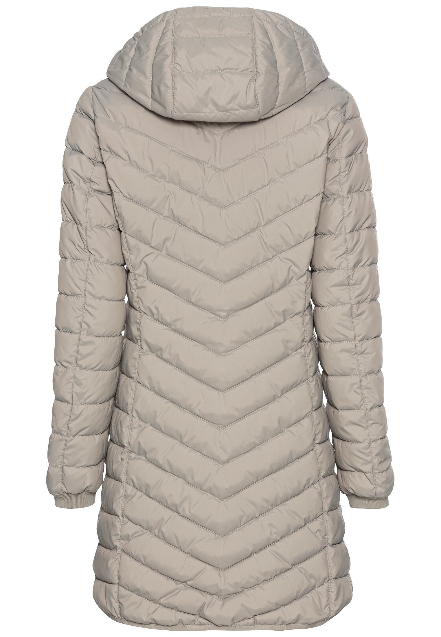 camel active Steppmantel Steppmantel mit Fischgrat-Muster günstig online kaufen