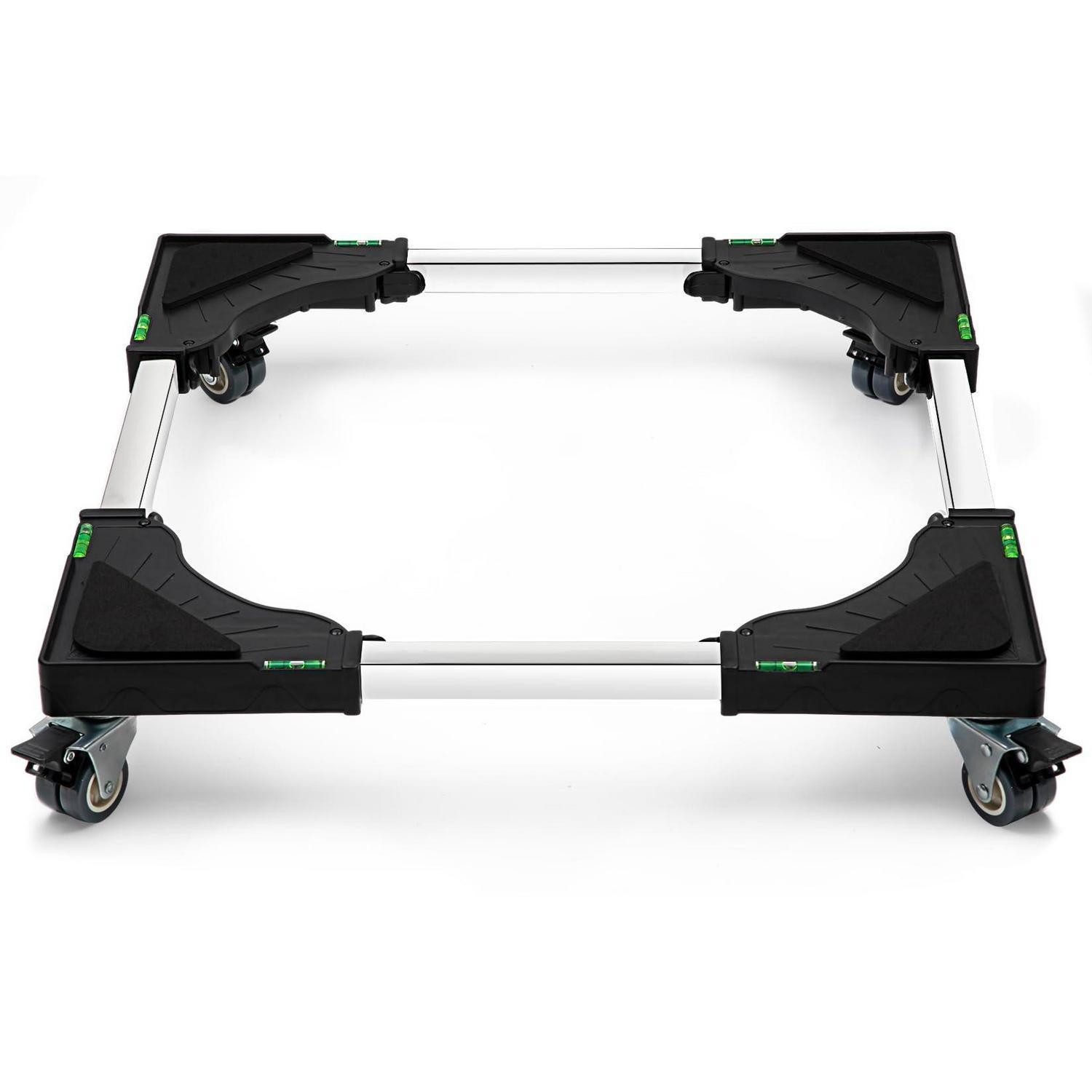 LuxusKollektion Waschmaschinenuntergestell Waschmaschinen Untergestell verstellbar 40-60cm 4 Rollen