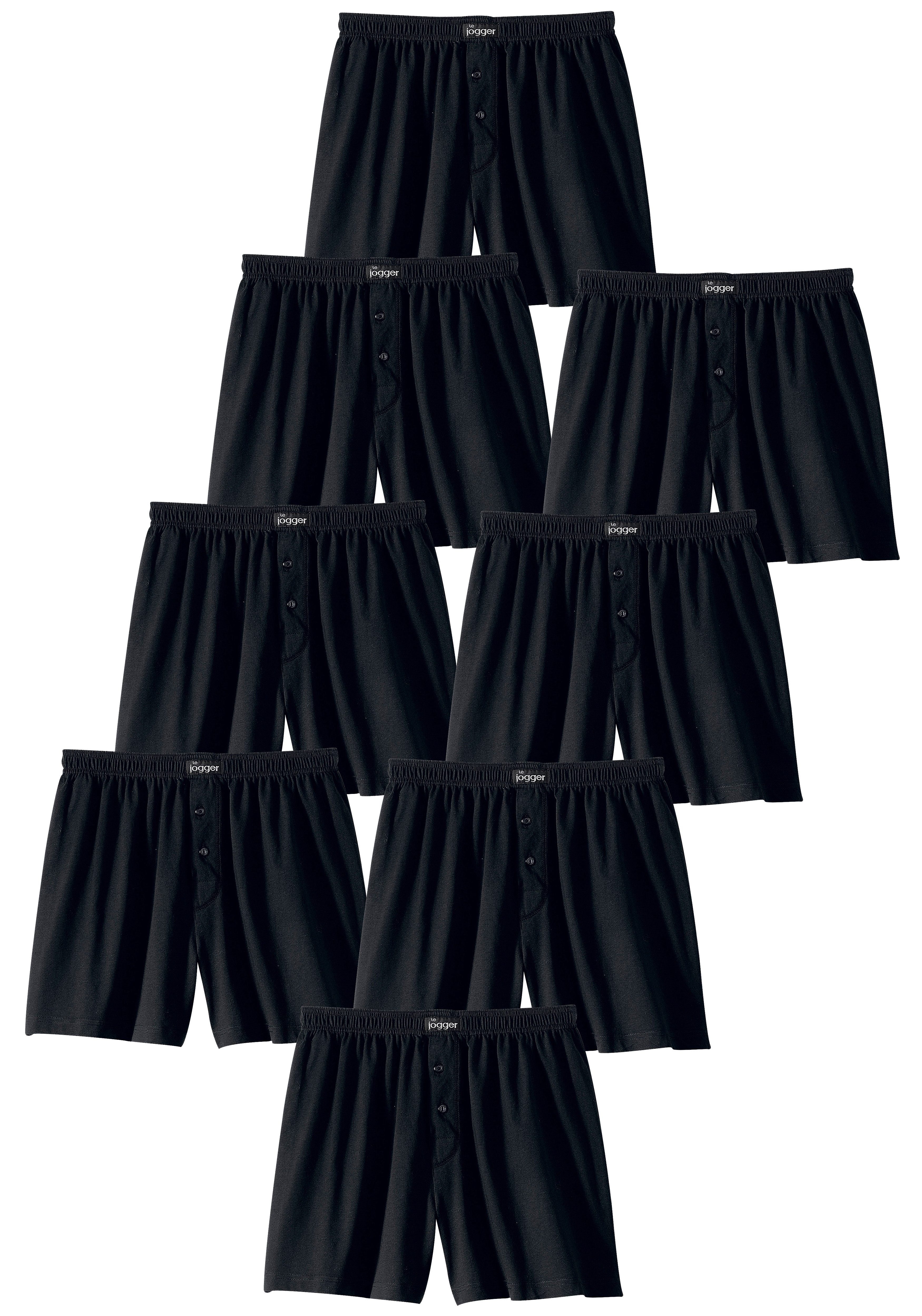 le jogger® Weiter Boxer (Packung, 8-St) aus angenehm weicher Baumwoll-Quali günstig online kaufen