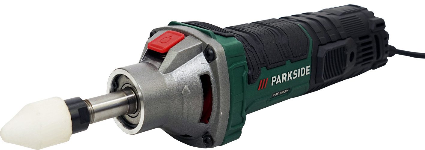 Parkside Прямая шлифовальная машина PGS 500 im Transportkoffer, max. 30000 U/min, Robustes Metallgetriebegehäuse