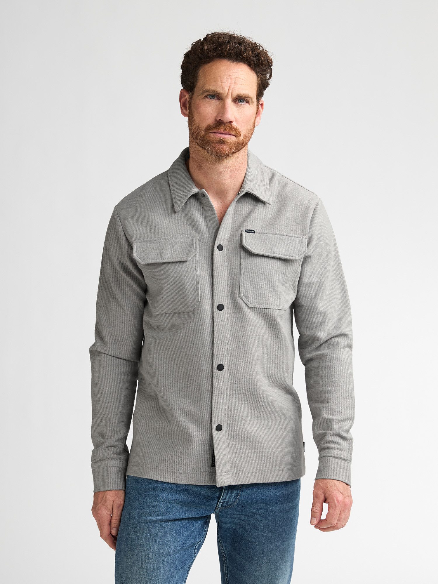 Petrol Industries Langarmhemd Forgemark Overshirt Fit