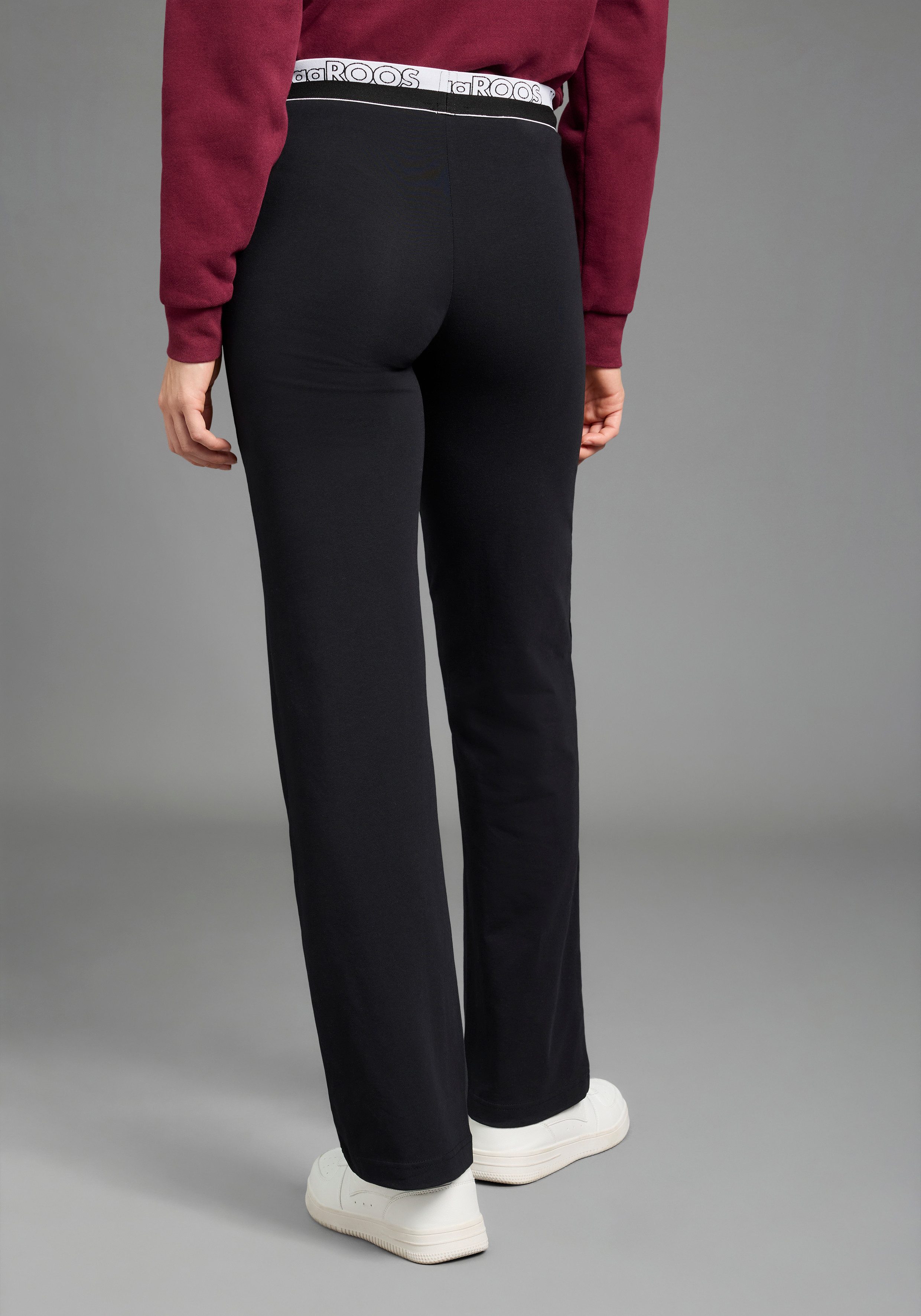 KangaROOS Jazzpants weite Beinform, mit Gummizug am Bund, aus elastischem M günstig online kaufen