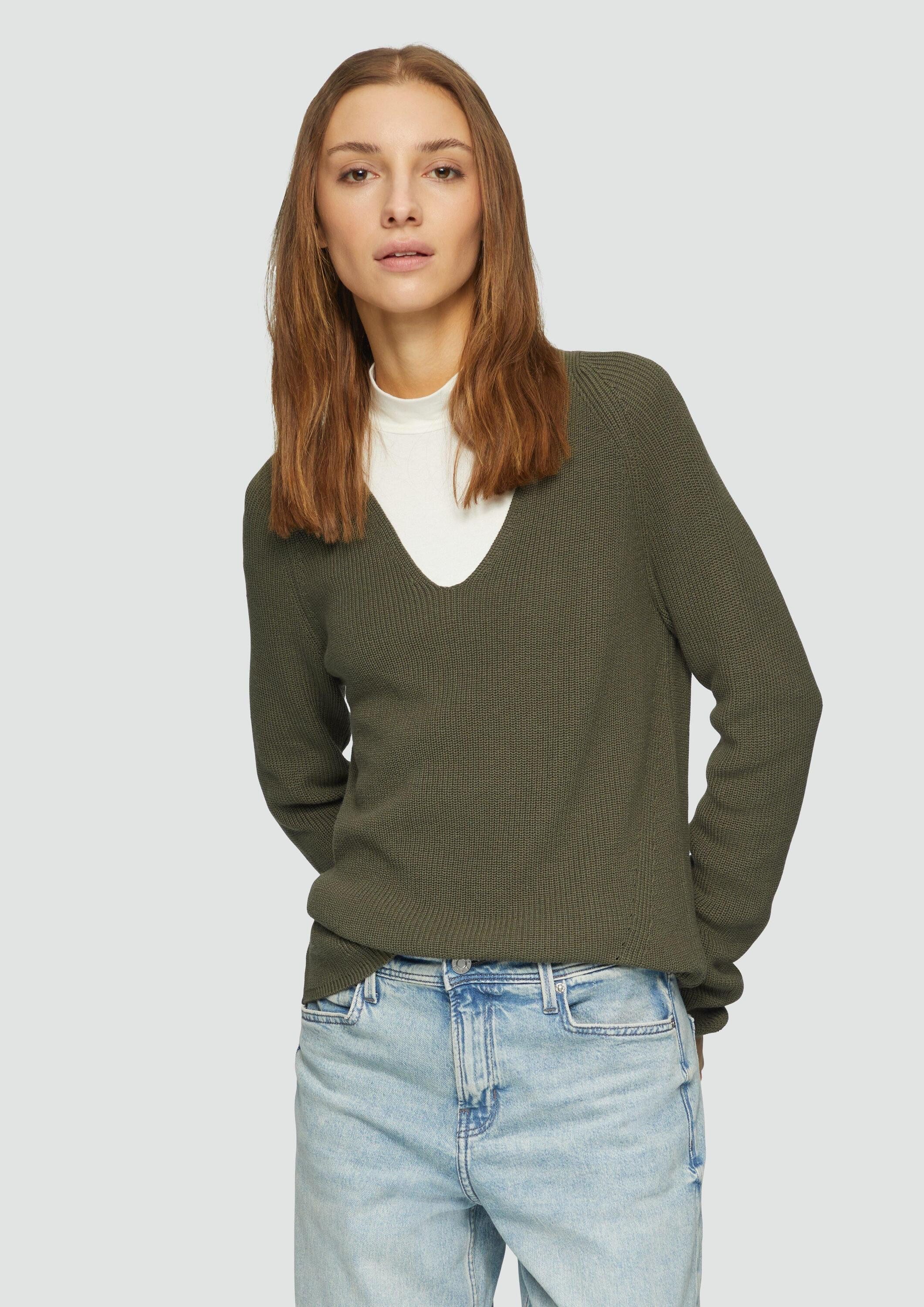 s.Oliver Longpullover Strickpullover (1-tlg) günstig online kaufen