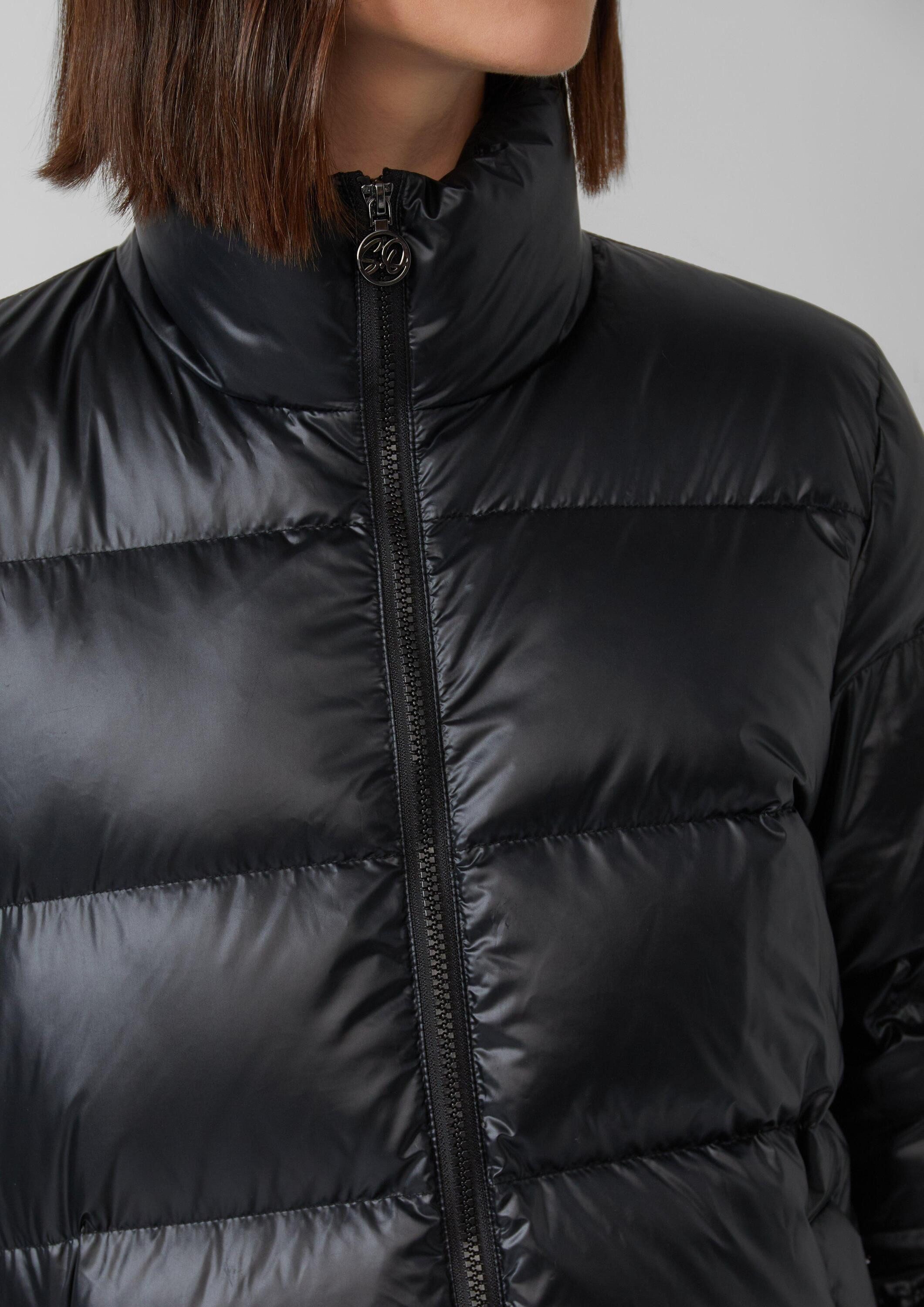 s.Oliver Winterjacke Outdoor-Jacke Steppjacke mit recycelter Daune und Federn