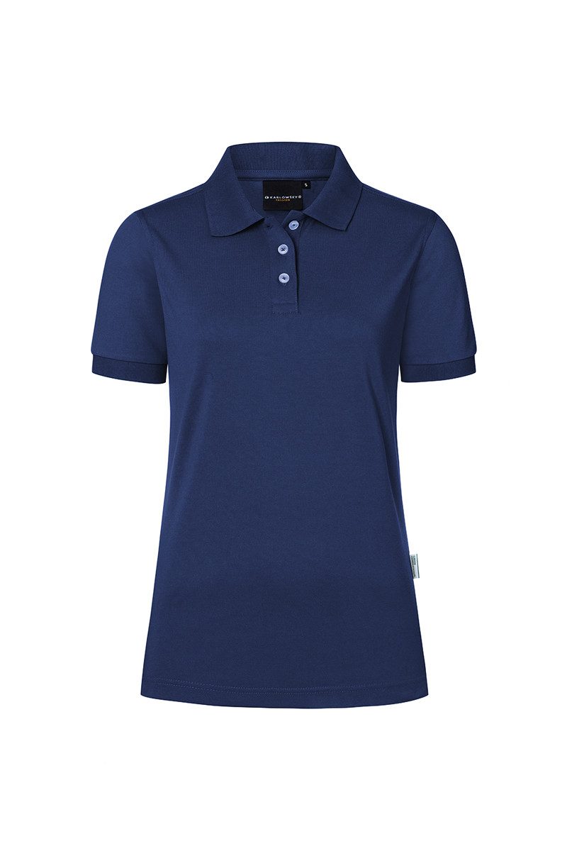 Karlowsky Fashion Poloshirt KARLOWSKY Workwear Damen Poloshirt MODERN-FLAIR Modern-Fit Marine