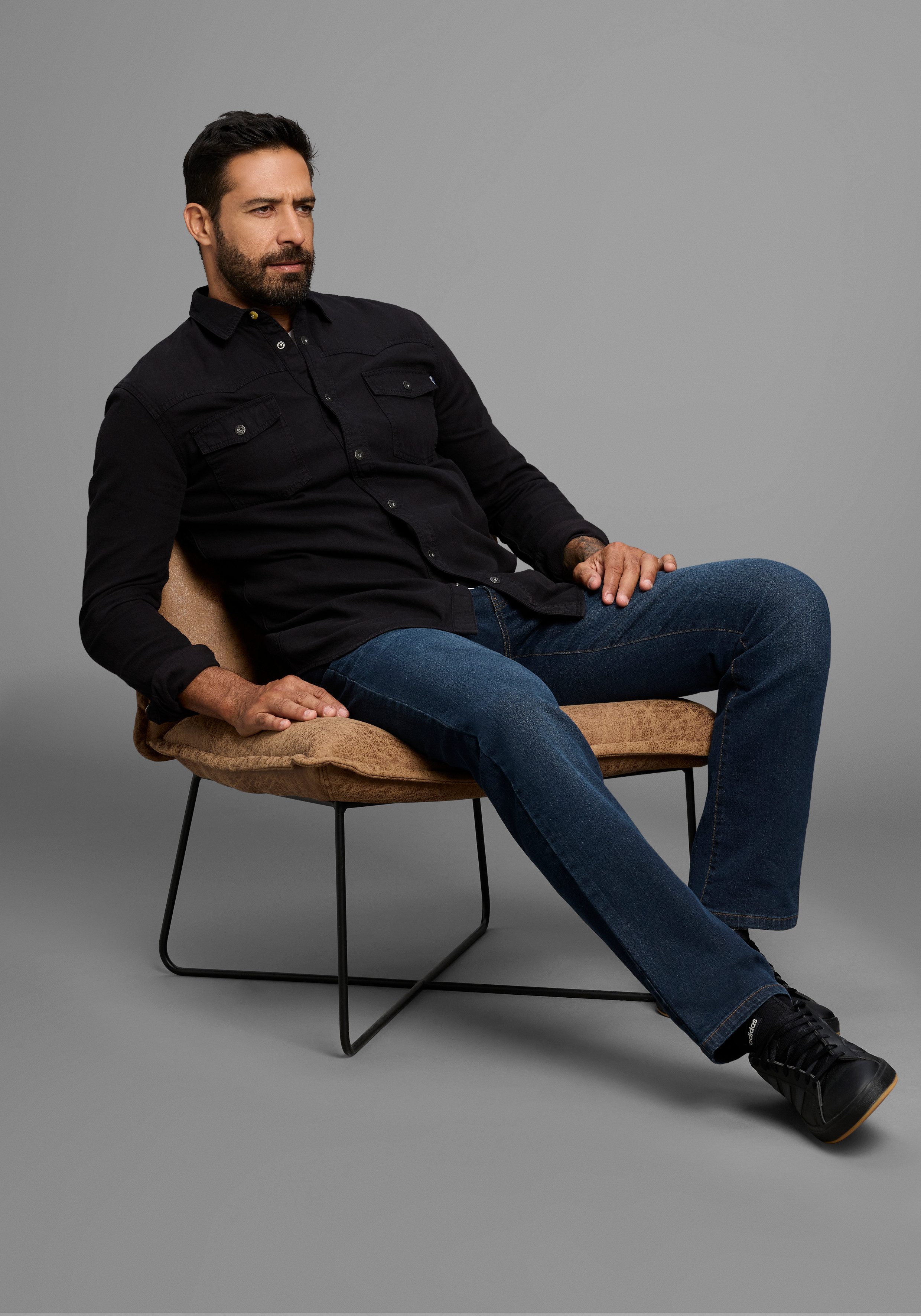 Arizona Jeanshemd Western Stil