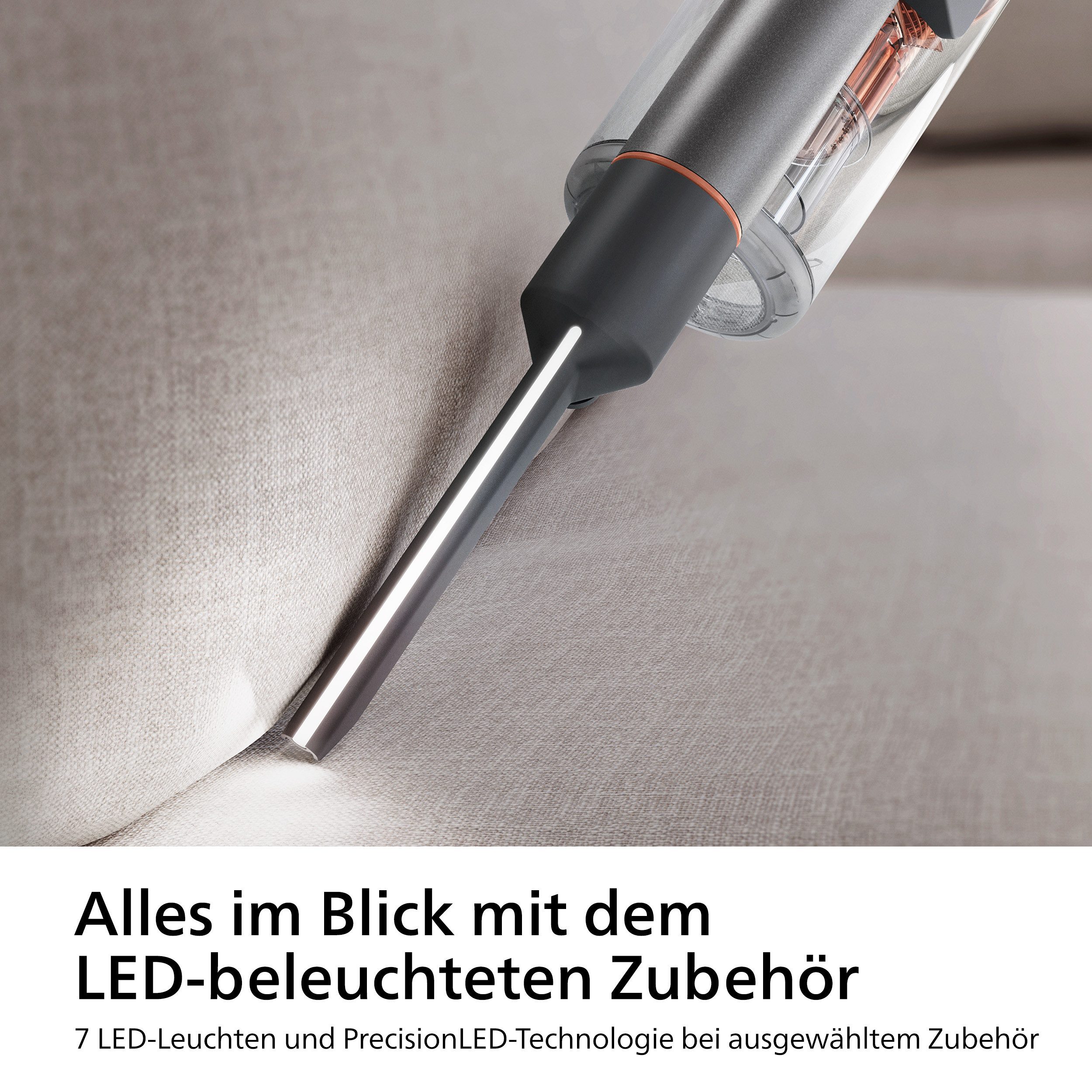 Philips Nass-Trocken-Akkusauger XC7055/01 Aqua 7000 Series „Multitalent“, 0 W, beutellos, mit bis zu 80 Minuten Laufzeit und aufsteckbarem Aqua-Modul