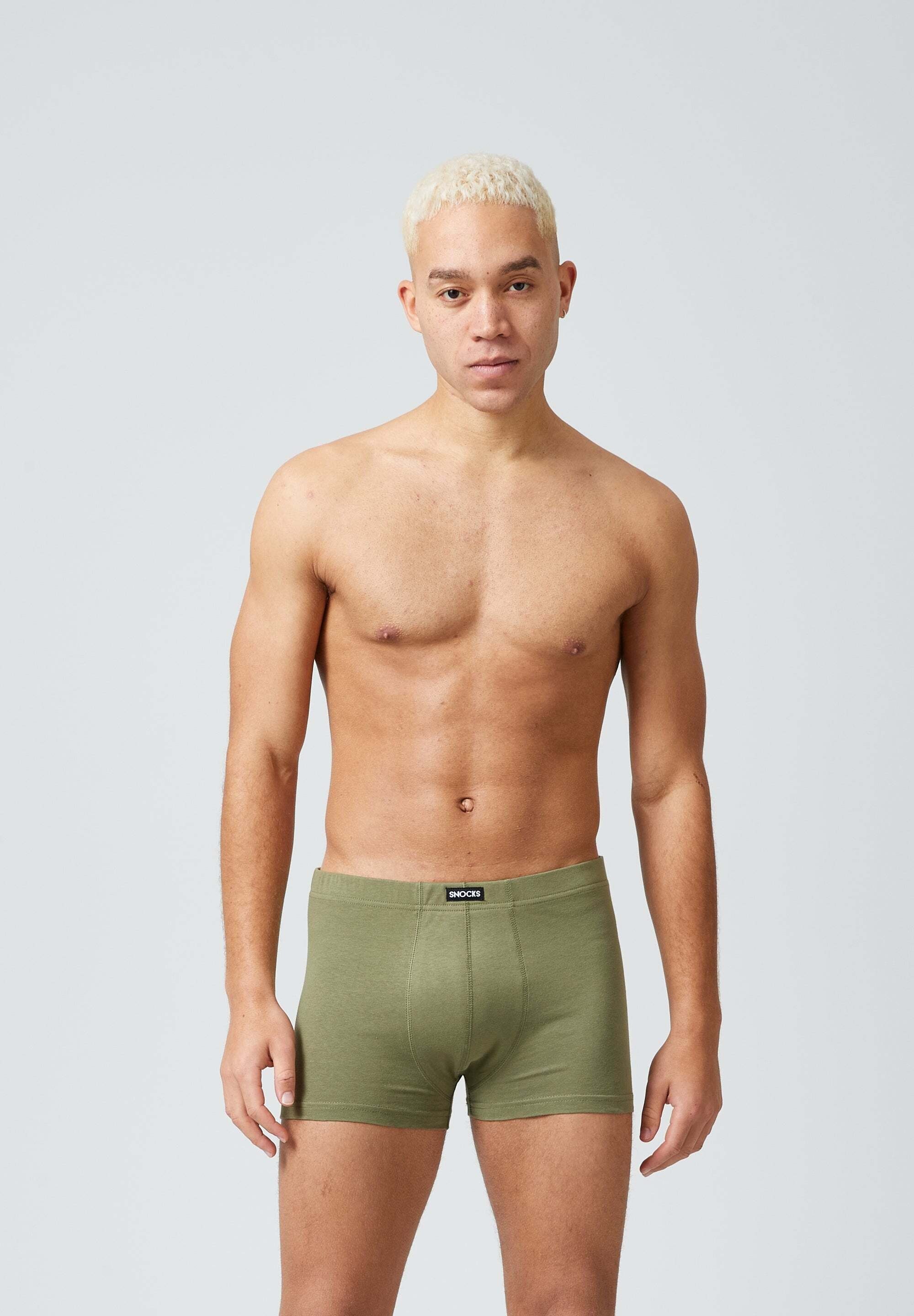 SNOCKS Boxershorts Enge Retro Unterhosen Retro Pants für Herren (6-St) aus Bio-Baumwolle, ohne kratzenden Zettel