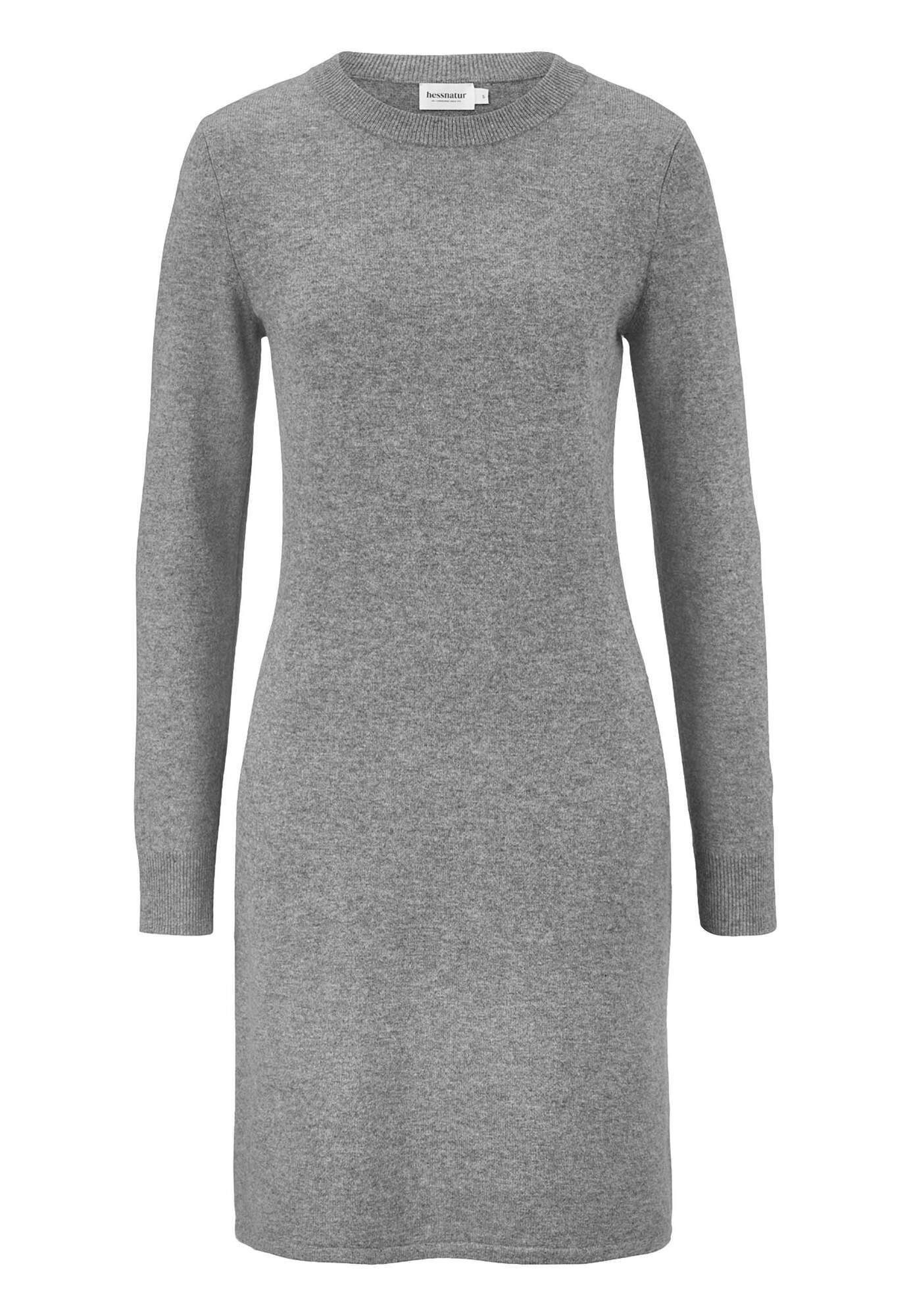 Hessnatur Strickkleid aus Bio-Schurwolle mit Kaschmir (1-tlg) günstig online kaufen