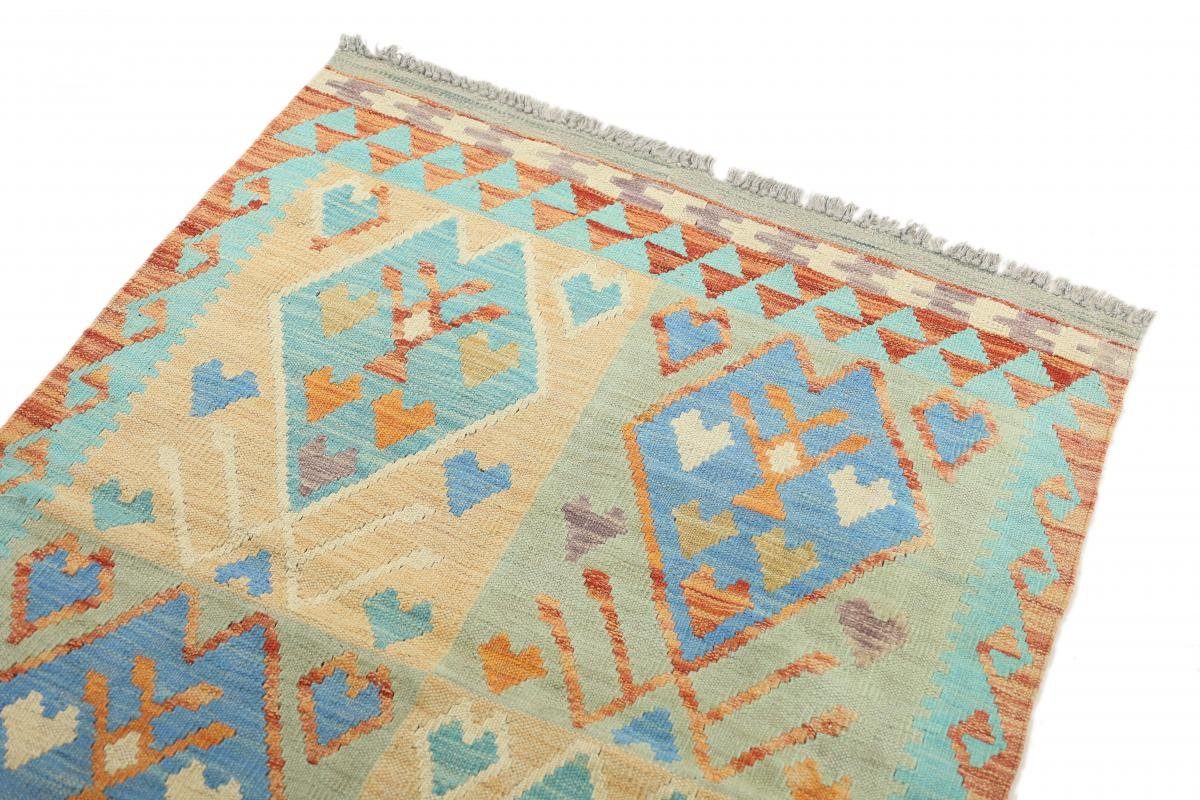 rechteckig, Nain Heritage Afghan Trading, Höhe: Moderner Orientteppich, Handgewebter 92x126 Orientteppich mm 3 Kelim