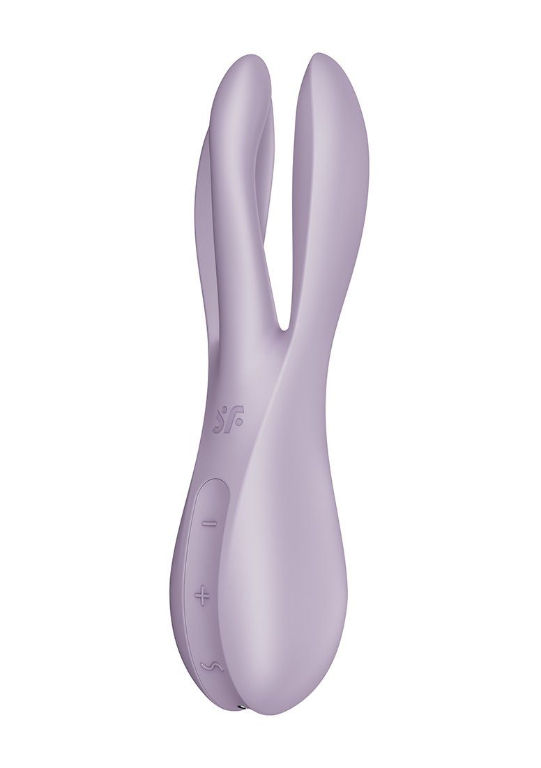 wasserdicht 2 Threesome Satisfyer Auflege-Vibrator Violet, Satisfyer