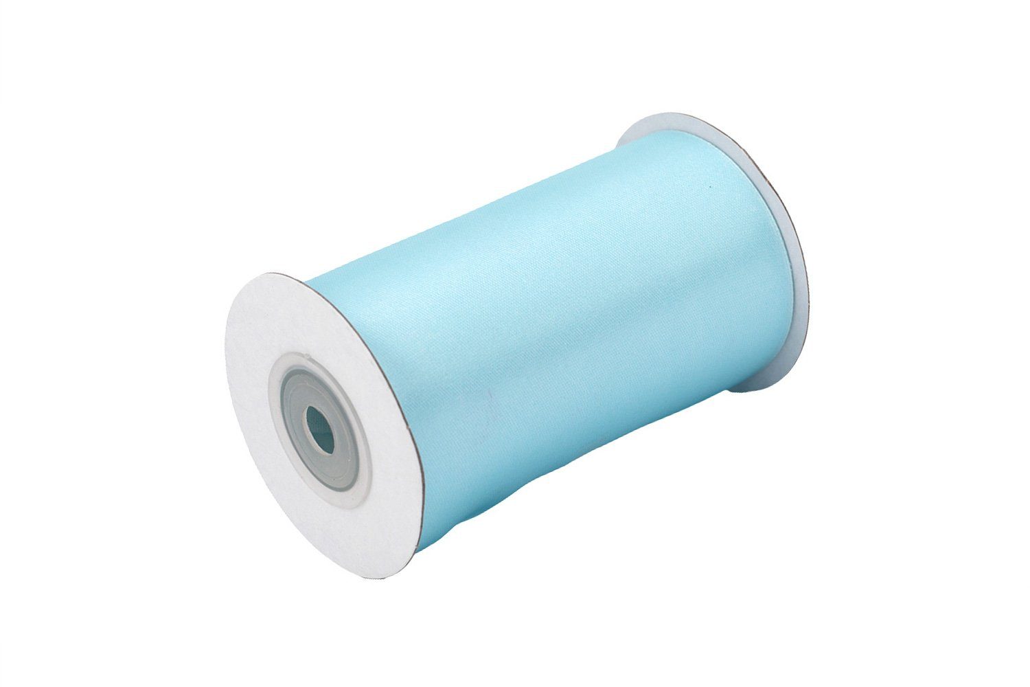 Creativery Satinband, Satinband 100mm x 10m Rolle Hellblau