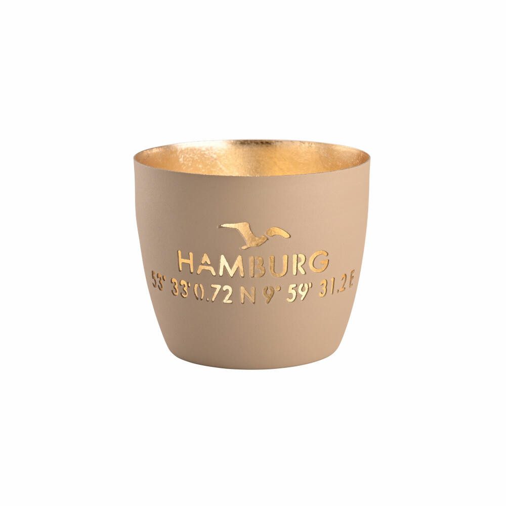 Giftcompany Windlicht Madras Koordinaten von Hamburg M sandstone