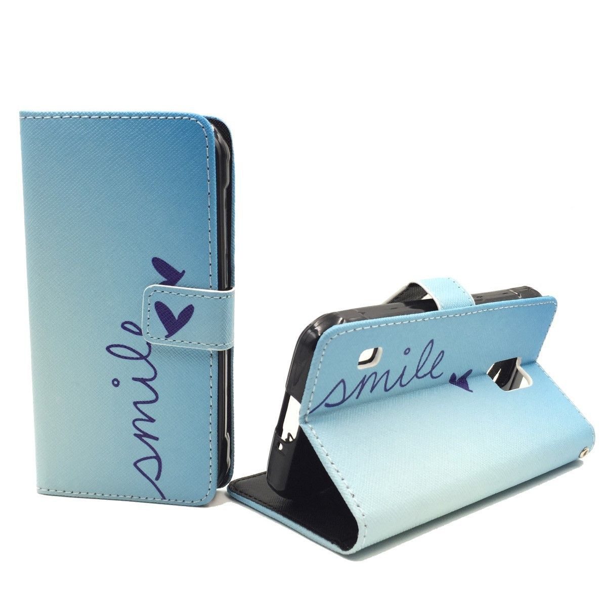König Design Handyhülle Samsung Galaxy S5 Active, Samsung Galaxy S5 Active Handyhülle Bookcover Blau