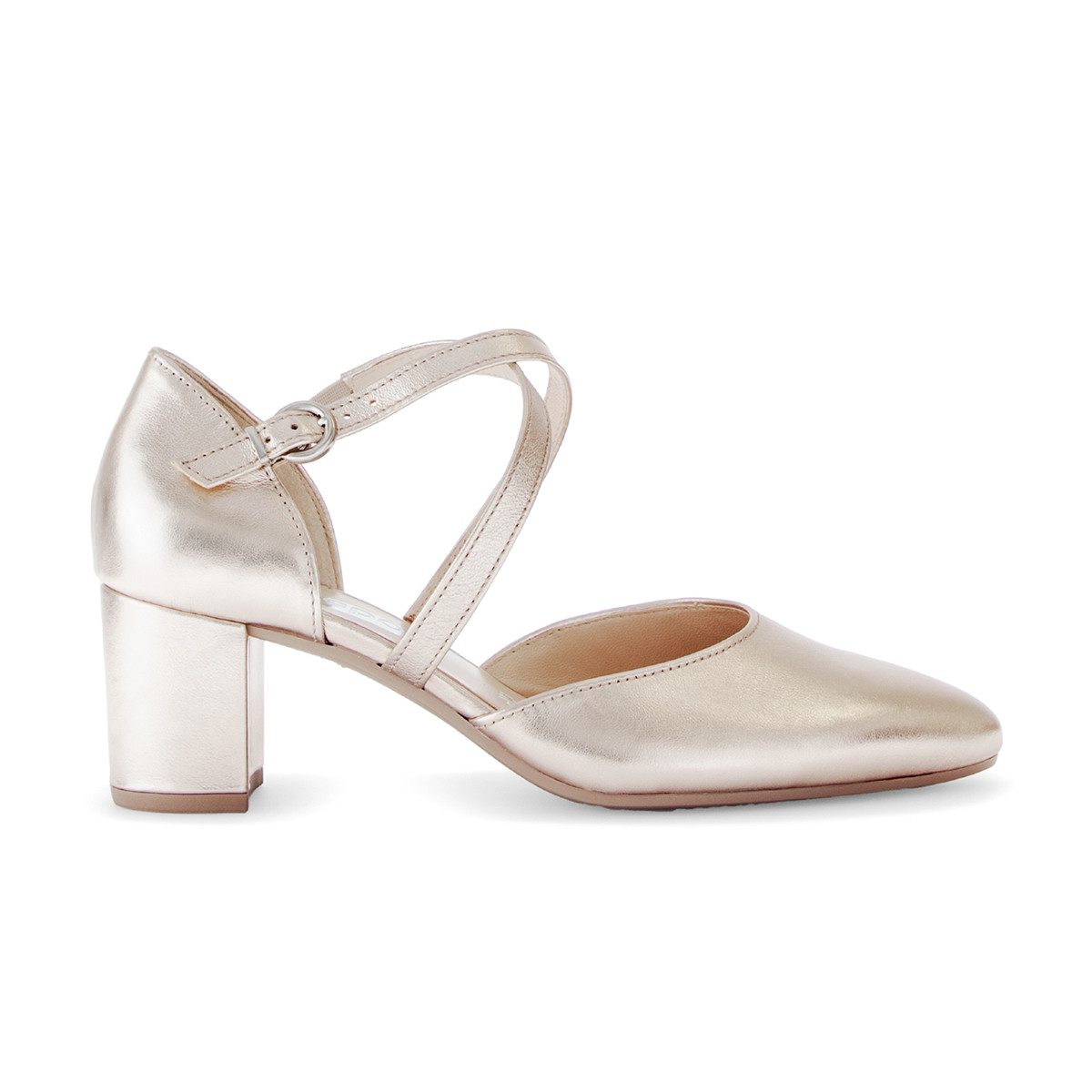 Gabor Gabor 1.343.32_6, Peeptoes & Slingpumps, Beige, metallik, Damen Pumps