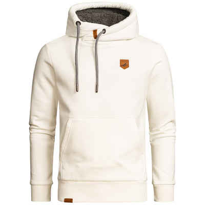 Amaci&Sons Kapuzenpullover YONKERS Kapuzenpullover mit Plüsch-Kapuze Herren Basic Sweatjacke Pullover Plüsch Hoodie Sweatshirt