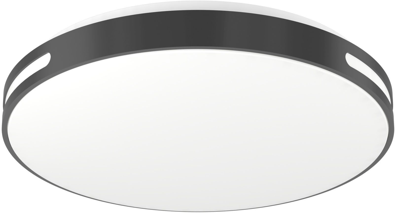 EGLO LED Deckenleuchte MONTEGRANARO-Z Deckenlampe, Disco-Modus, ZigBee 3.0, Wohnzimmerlampe, CCT - über Fernbedienung, Dimmer, Dimmfunktion, Farbsteuerung, Farbwechsel, Fernbedienung, Infrarot inkl., Memoryfunktion, Nachtlichtfunktion, RGB, Smart Home, Timerfunktion, Weckerfunktion, dimmbar über Fernbedienung, mehrere Helligkeitsstufen, LED wechselbar, RGB, warmweiß - kaltweiß, Fernbedienung inkl., App / Sprachsteuerung Alexa, H:7,7cm x D:39,4 cm