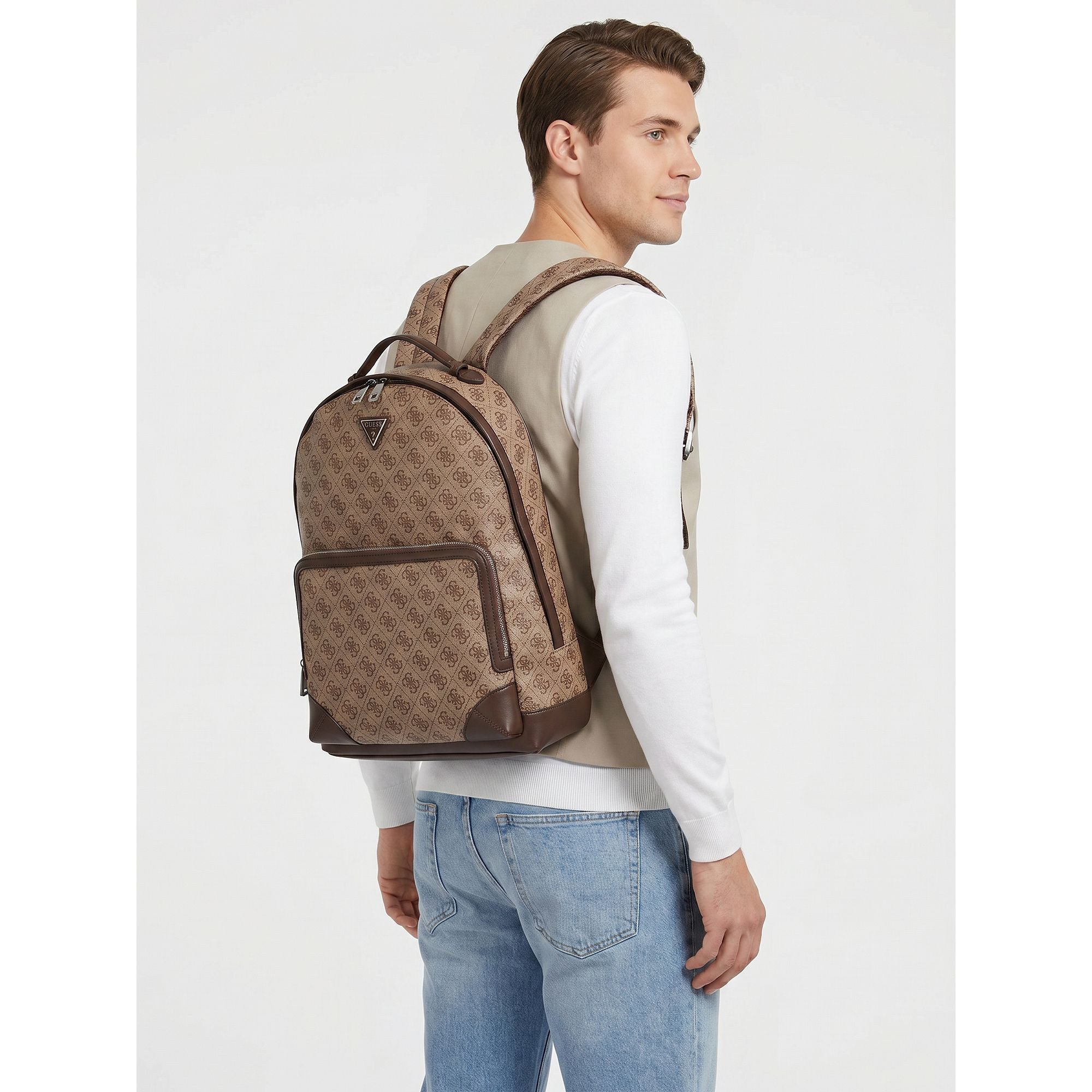 Guess Laptoprucksack Milano, Polyurethan