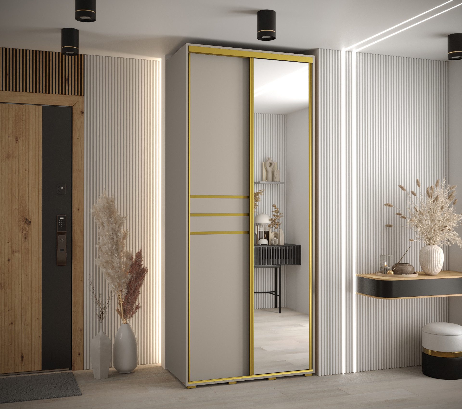 ABIKS MÖBEL Schwebetürenschrank Dakota 11 Schlafzimmerschrank günstig online kaufen