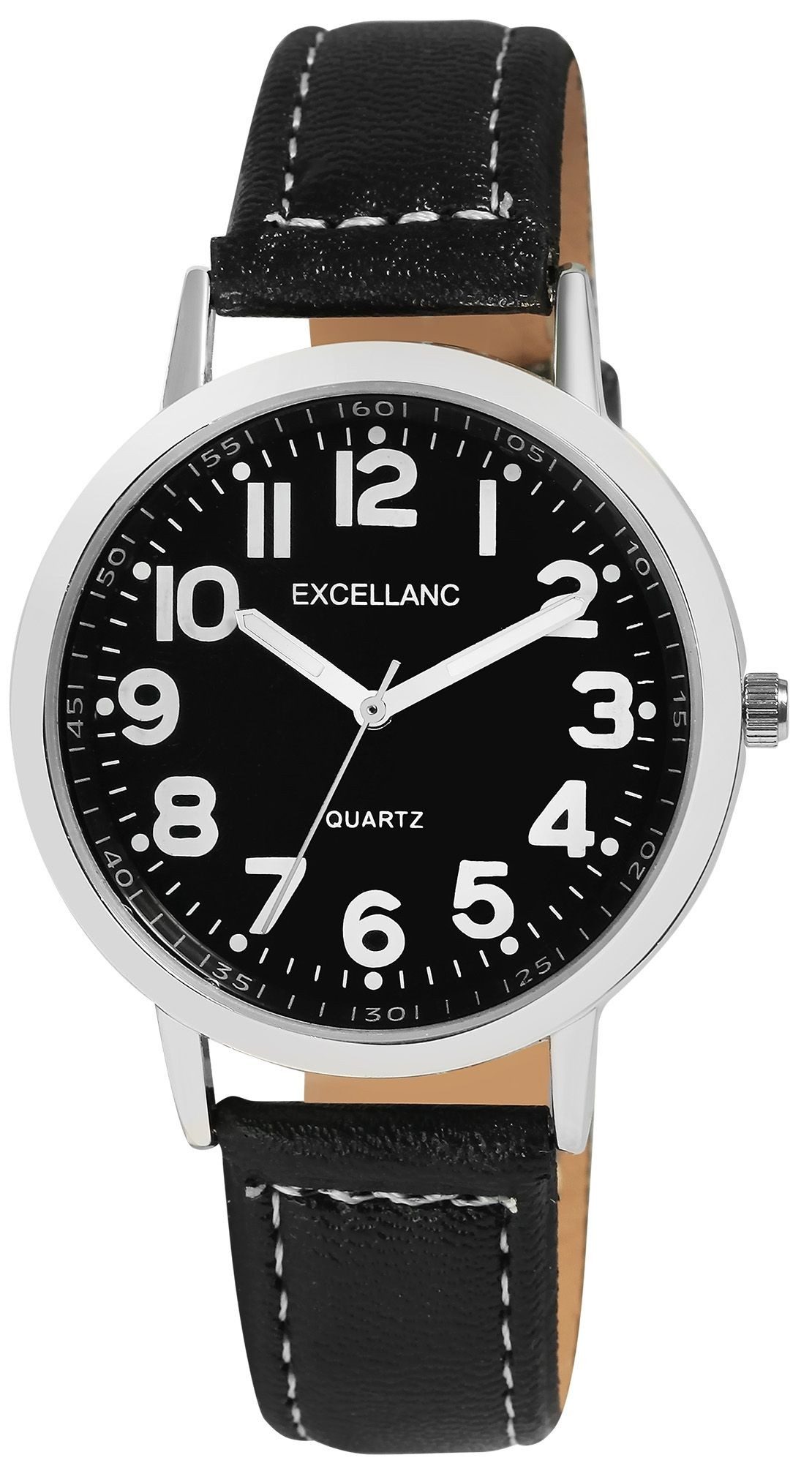Excellanc Quarzuhr 2900232 Excellanc Herrenuhr Kunstleder günstig online kaufen