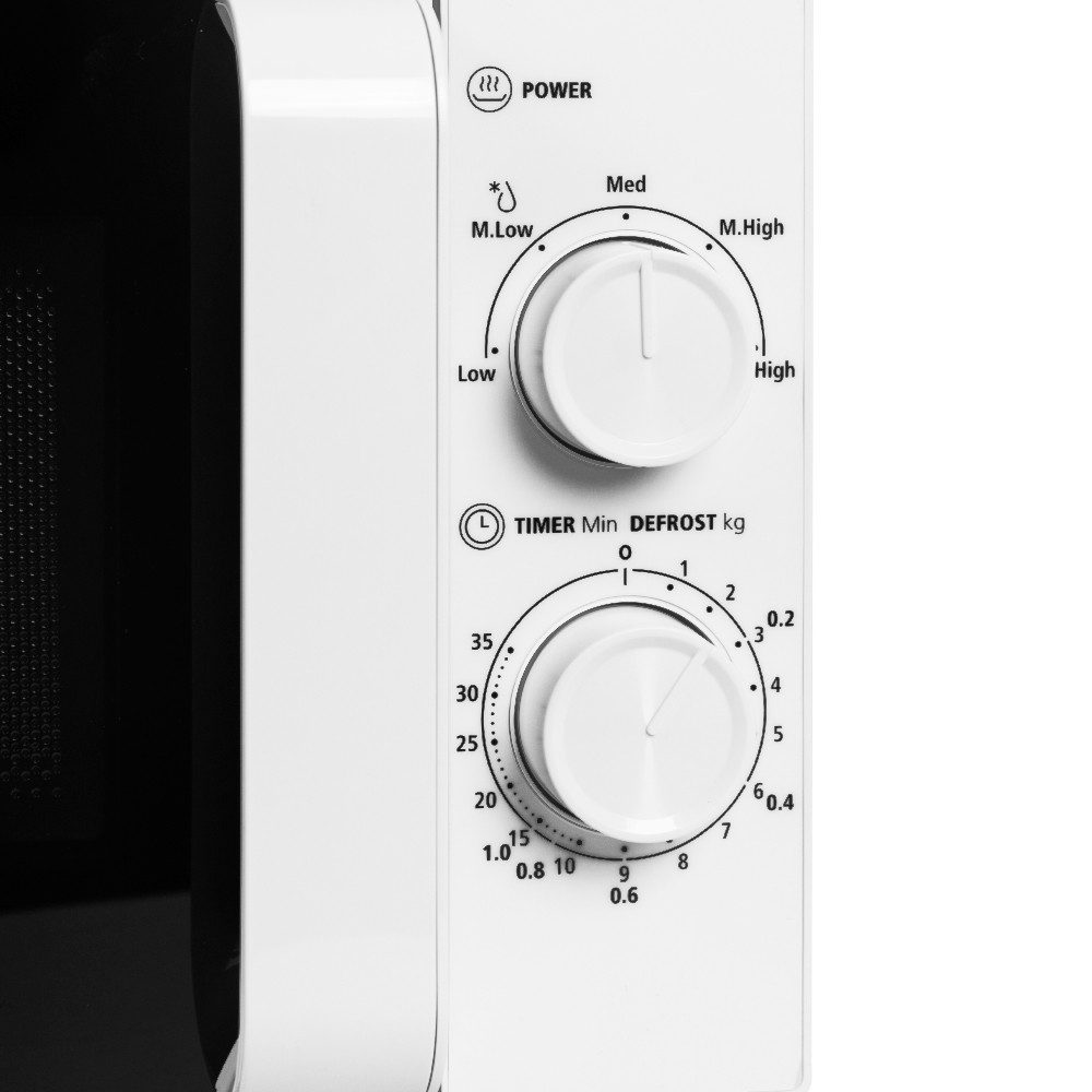 Smad Mikrowelle, Mikrowelle, 20 l, Um 360° drehbare Basis, Schnelles Kochen, Einfache Reinigung