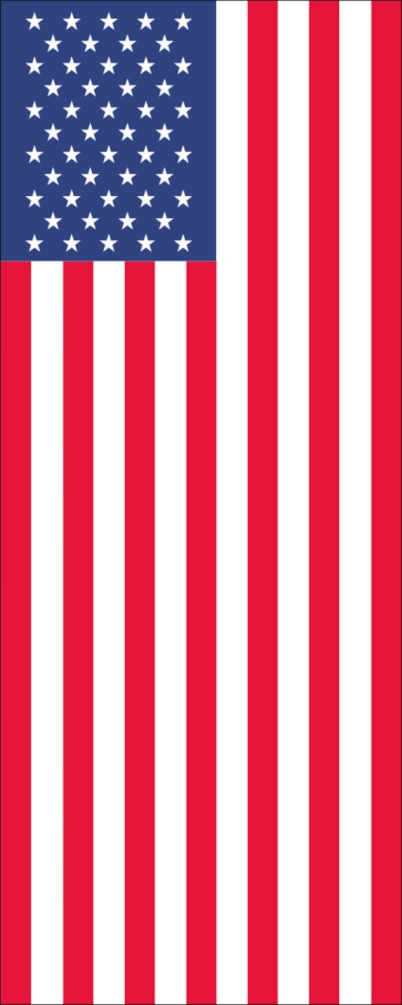 Flagge Hochformat 110 Flagge USA flaggenmeer g/m²