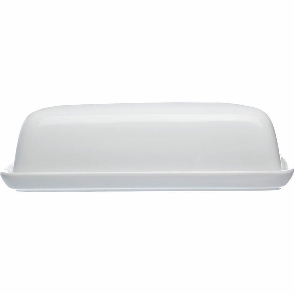 WESTMARK Butterdose Dekorativ, Länge: 18,7 cm, Keramik, Weiß, Keramik
