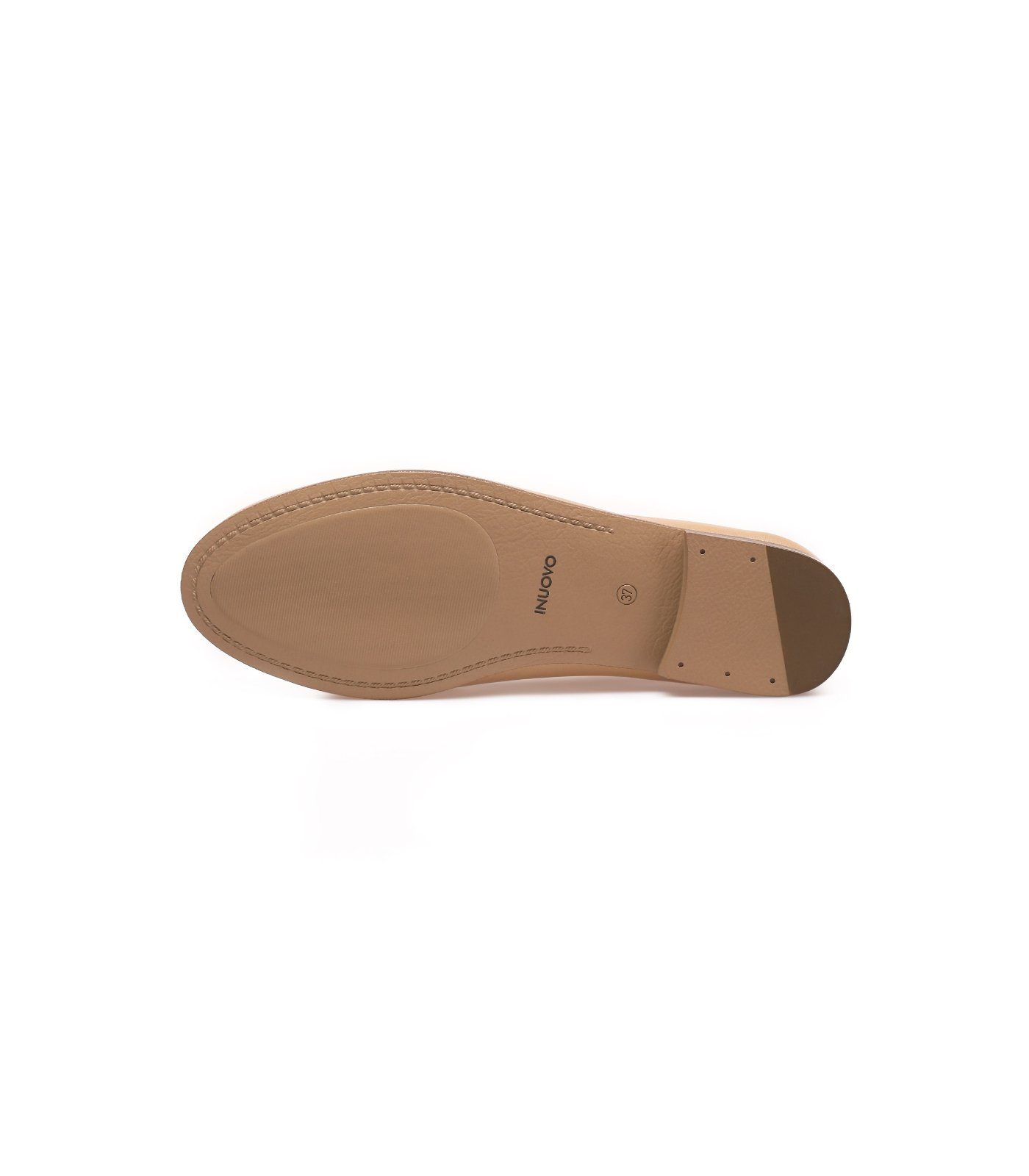 Leder Slipper INUOVO Hellbraun Slipper