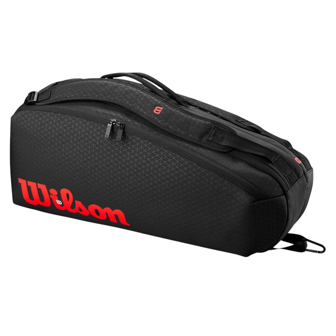 Wilson Sporttasche Tennis-Racketbag Clash V3 (Schlägertasche, 2 Hauptfach) 2025 schwarz