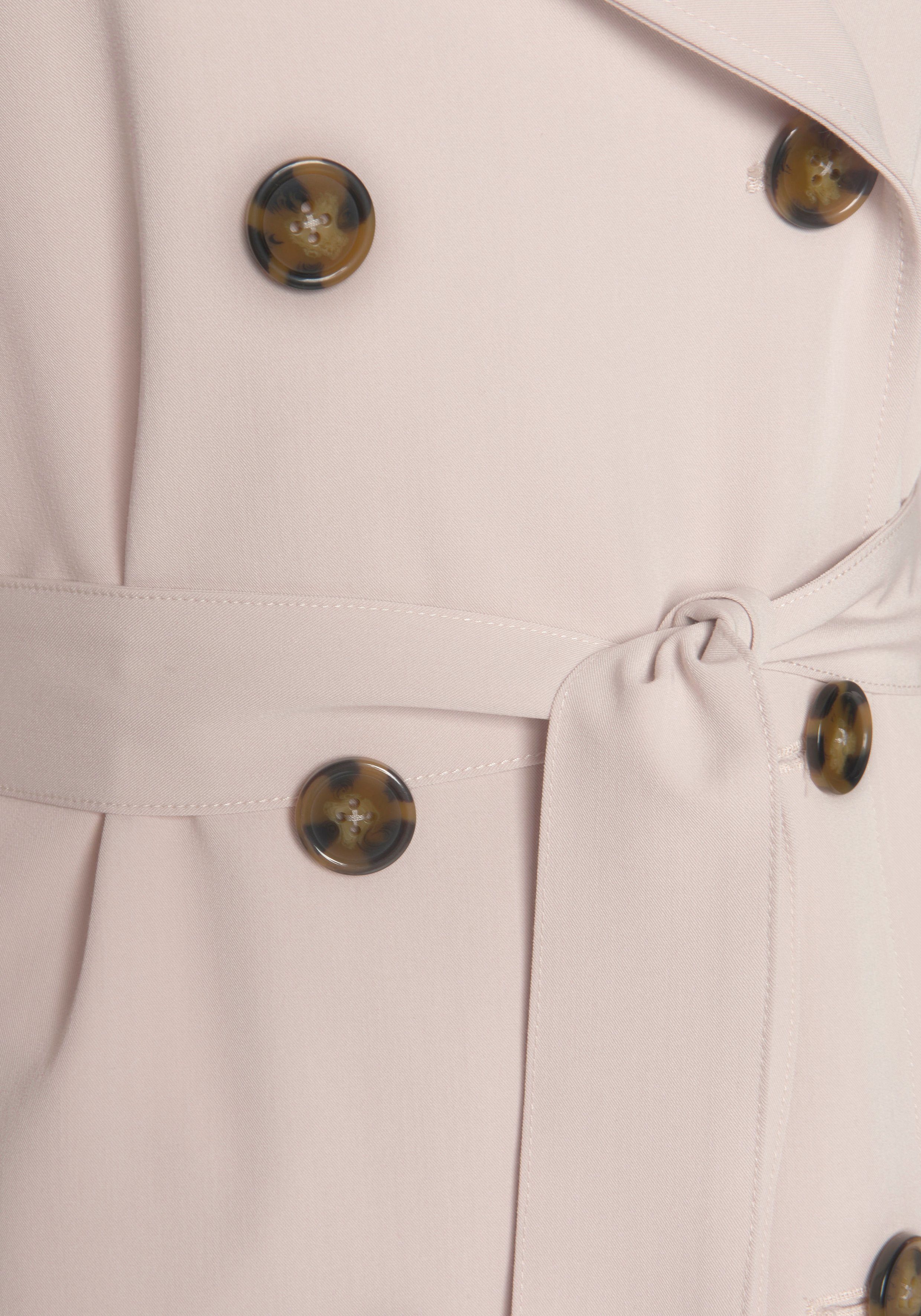 LASCANA Trenchcoat mit Reverskragen und mit Bindegürtel zum Regulieren leichter Damenmantel ohne Futter, Frühlingsmantel, casual-chic – Bild 5 von 5